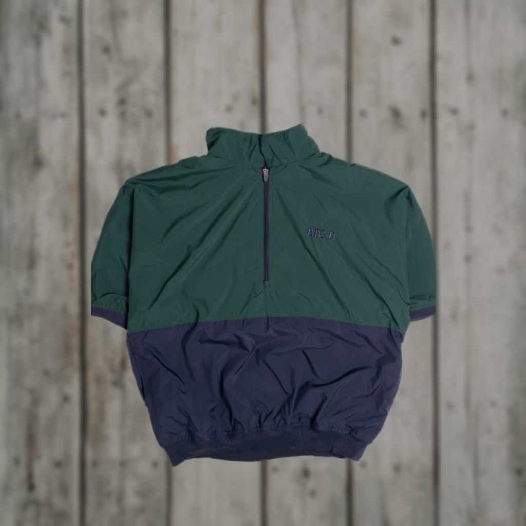 Port Authority VINTAGE Port Authority Large Dark Green Lightweight Jacket Pullover Shirt Size US L / EU 52-54 / 3 - 1 Thumbnail