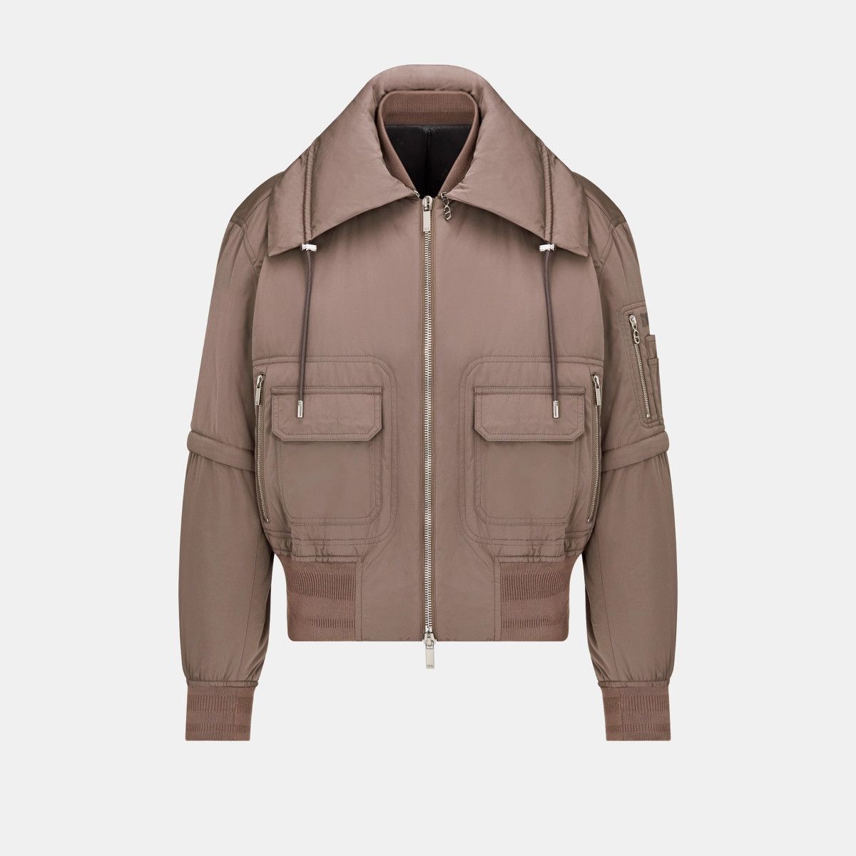 Dior o1bcso1str1124 Bomber Jacket in Brown Size US XL / EU 56 / 4 - 1 Thumbnail