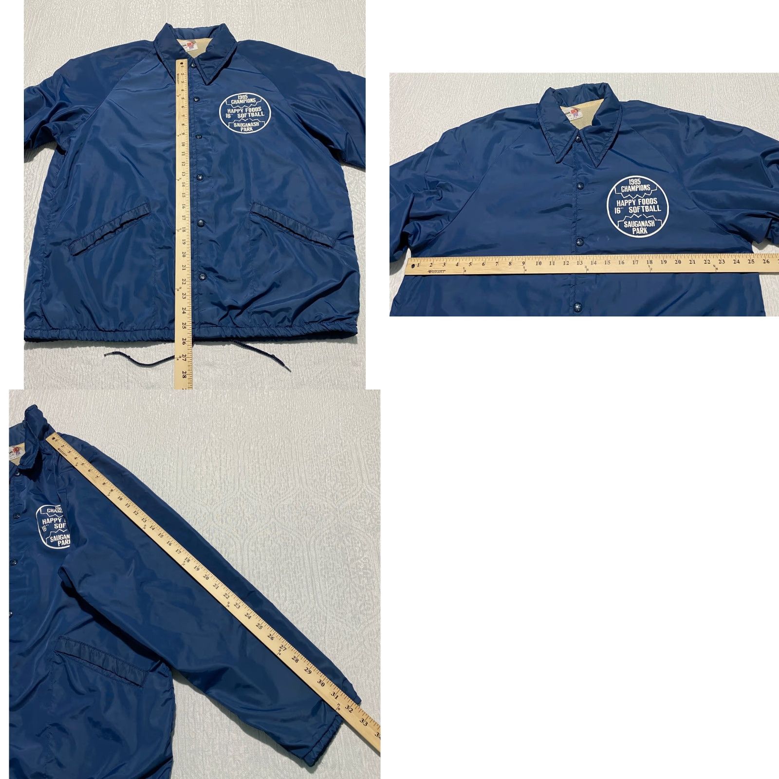 Vintage VINTAGE King Louie Pro Fit Softball Jacket Mens L USA Made Size US L / EU 52-54 / 3 - 8 Thumbnail