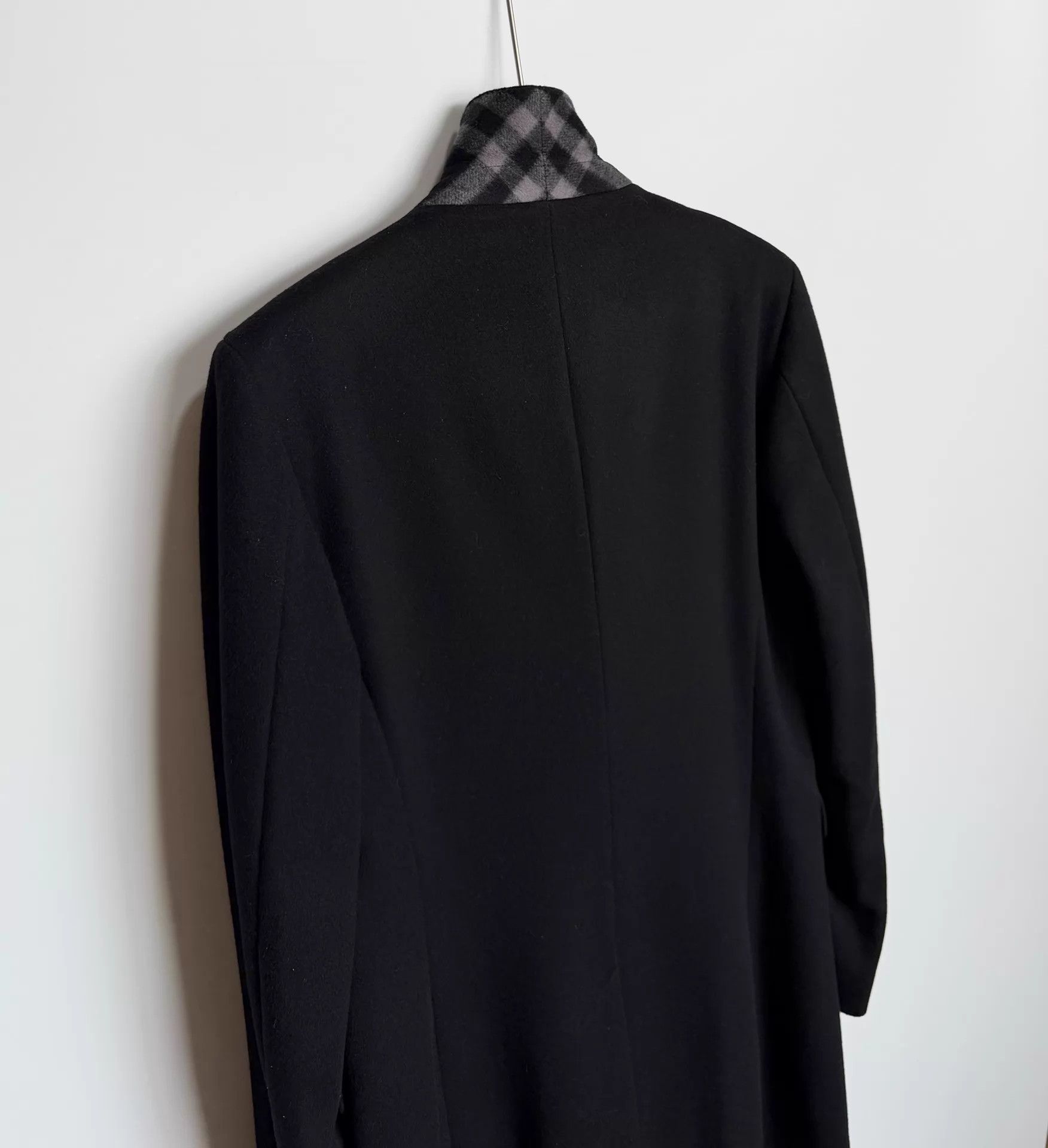 Burberry Burberry Double-Breasted Black Overcoat 48 (98 New) Size US M / EU 48-50 / 2 - 5 Thumbnail