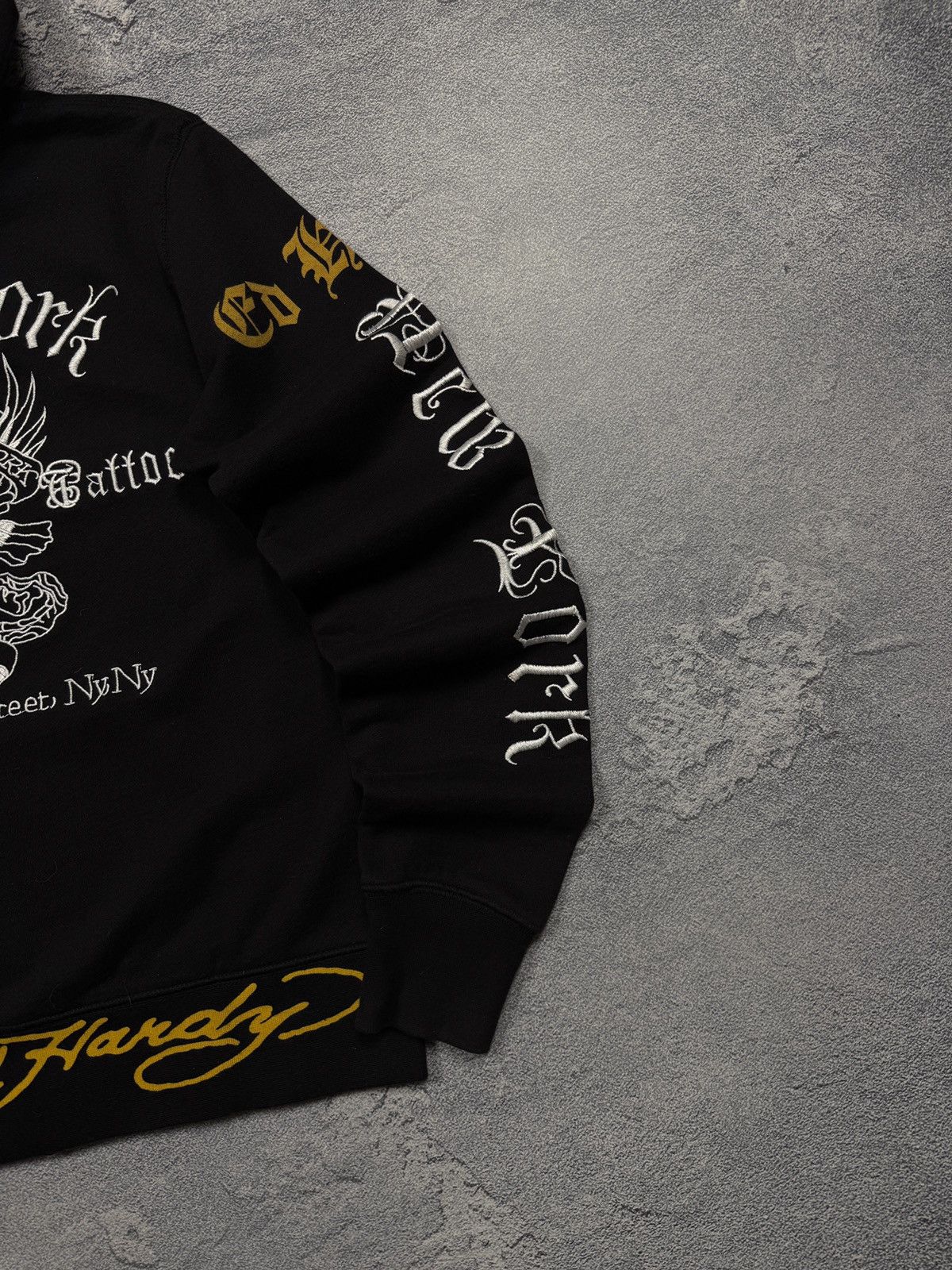 Ed Hardy Y2K Rare Crazy Ed Hardy Zipper Hoodie Size US M / EU 48-50 / 2 - 12 Thumbnail