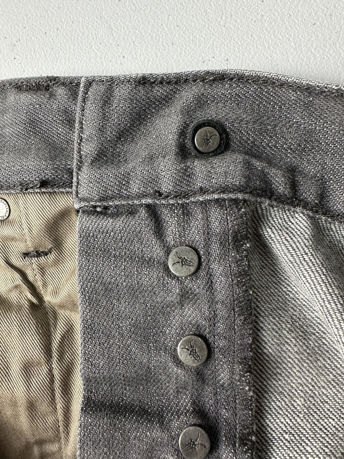 Allsaints AllSaints Nflag Iggy Avant Garde Distressed Denim Jeans Size US 32 / EU 48 - 11 Thumbnail