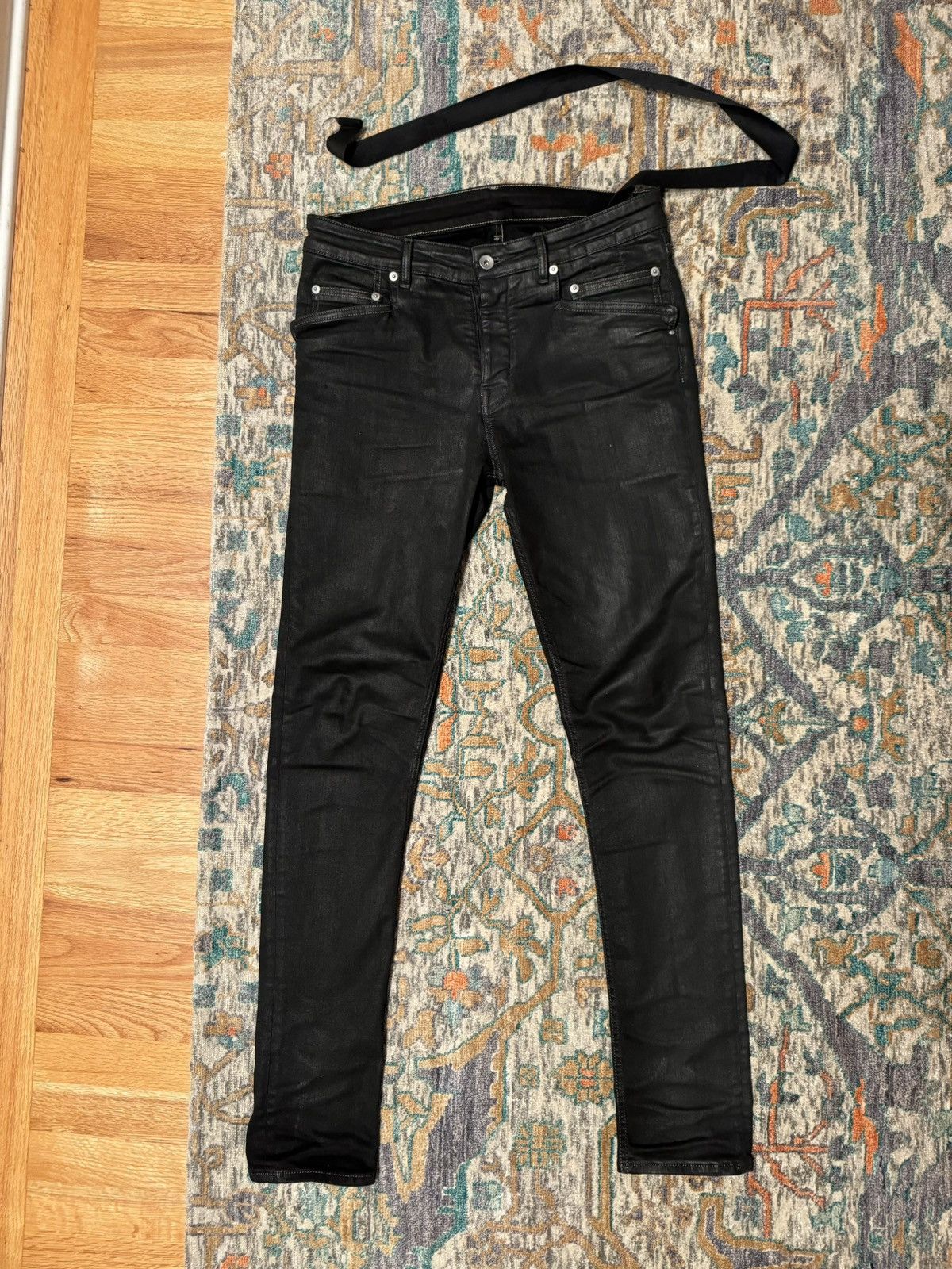 drkshdw coated memphis skinny denim デニム Rick Owens × Rick Owens