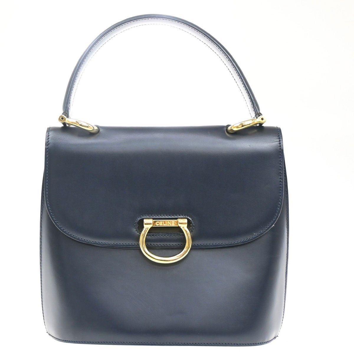 Celine Celine Gancini Handbag Leather Size ONE SIZE - 1 Thumbnail