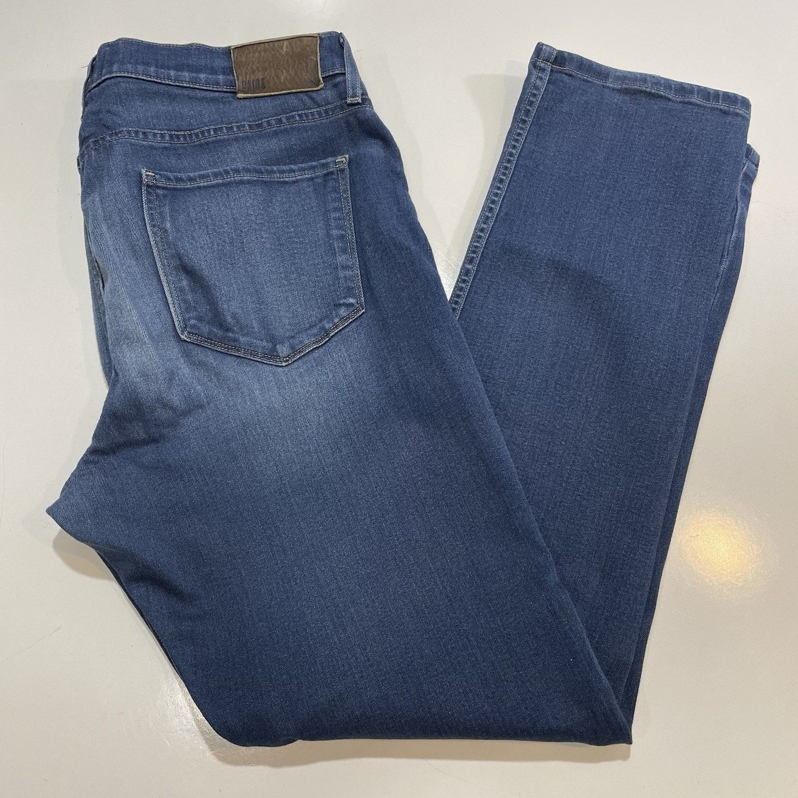 Paige Paige Jeans Men’s Blue Federal Slim Straight Stretch 34x31 Size US 34 / EU 50 - 2 Thumbnail