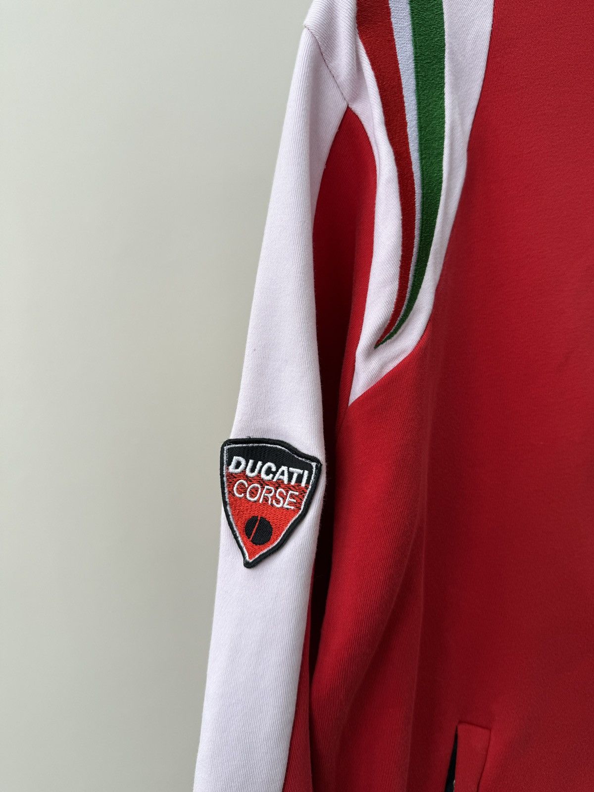 Ducati Vintage Ducati Corse Racing Hoodie Full Zip Logo Spell Out Size US M / EU 48-50 / 2 - 5 Thumbnail