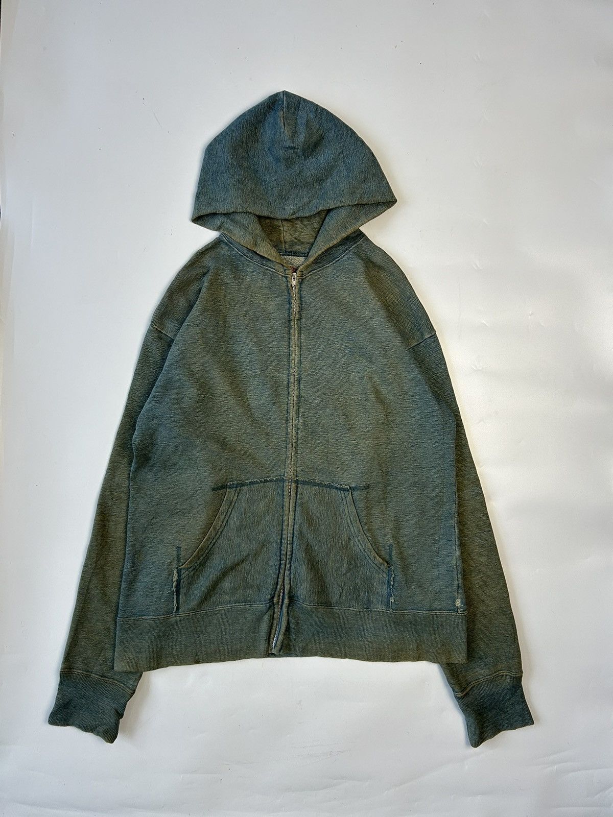45rpm × Designer × Japanese Brand 45RPM VTG SUN FADED FULL ZIP HOODIE SWEATER Size US M / EU 48-50 / 2 - 1 Thumbnail