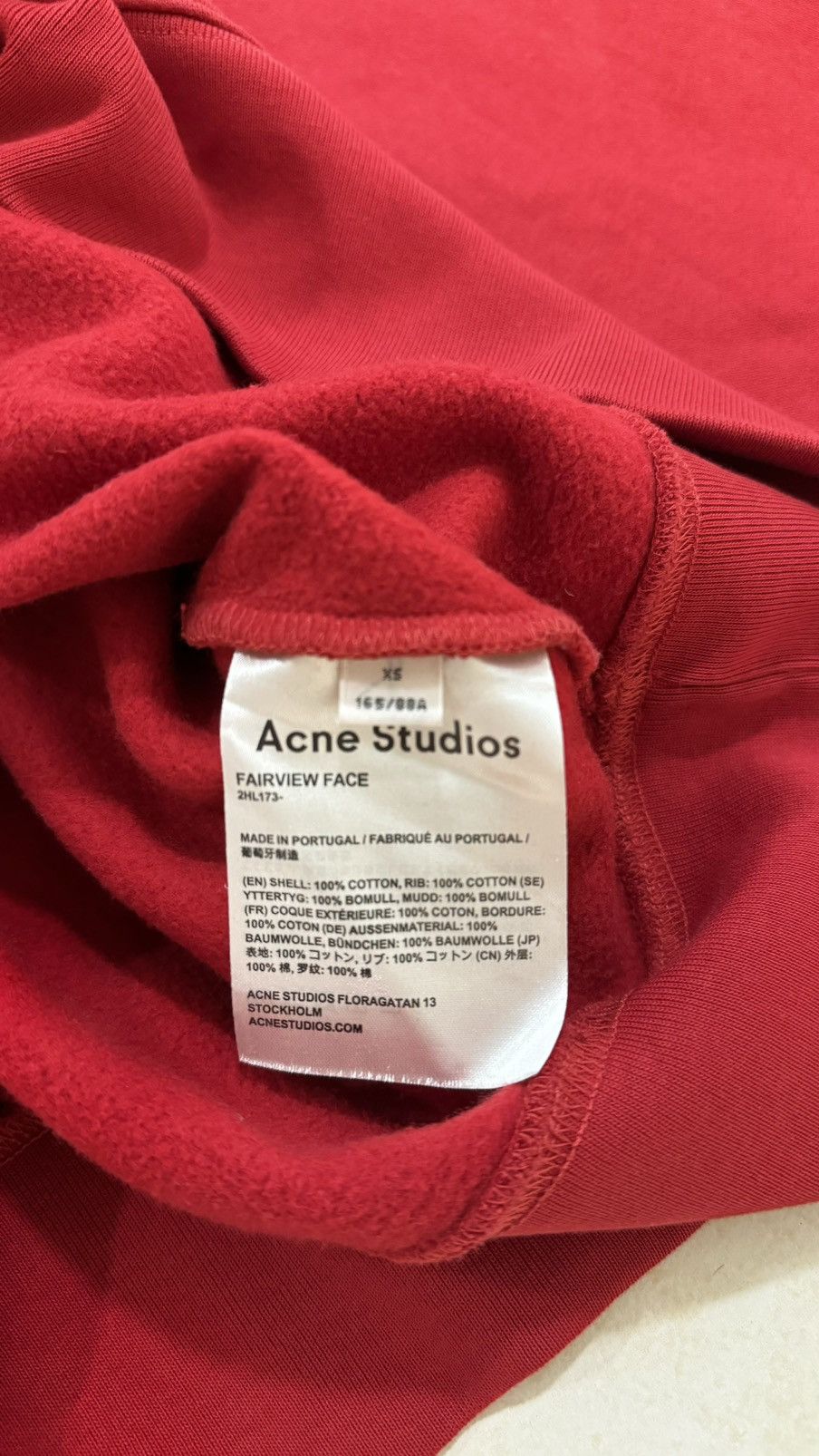Acne Studios Acne Studios Red Crewneck Size US XS / EU 42 / 0 - 4 Thumbnail