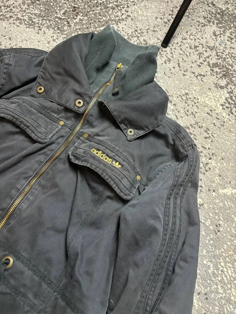 Adidas × If Six Was Nine × Vintage Vintage Y2K Adidas Stripes Faded Opium Pocket 2008 Jacket Size US M / EU 48-50 / 2 - 2 Thumbnail