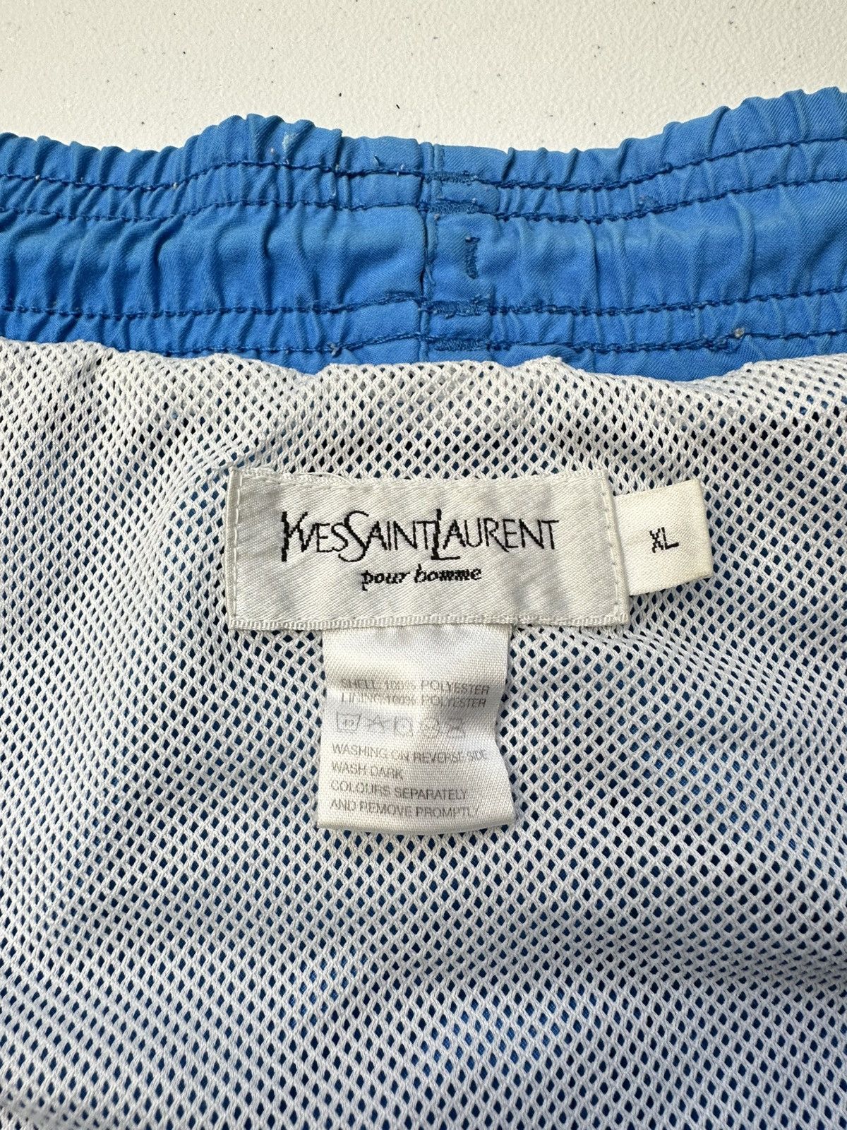 Vintage × Yves Saint Laurent Vintage Y2k Yves Saint Laurent Beach Shorts Size US 36 / EU 52 - 7 Thumbnail