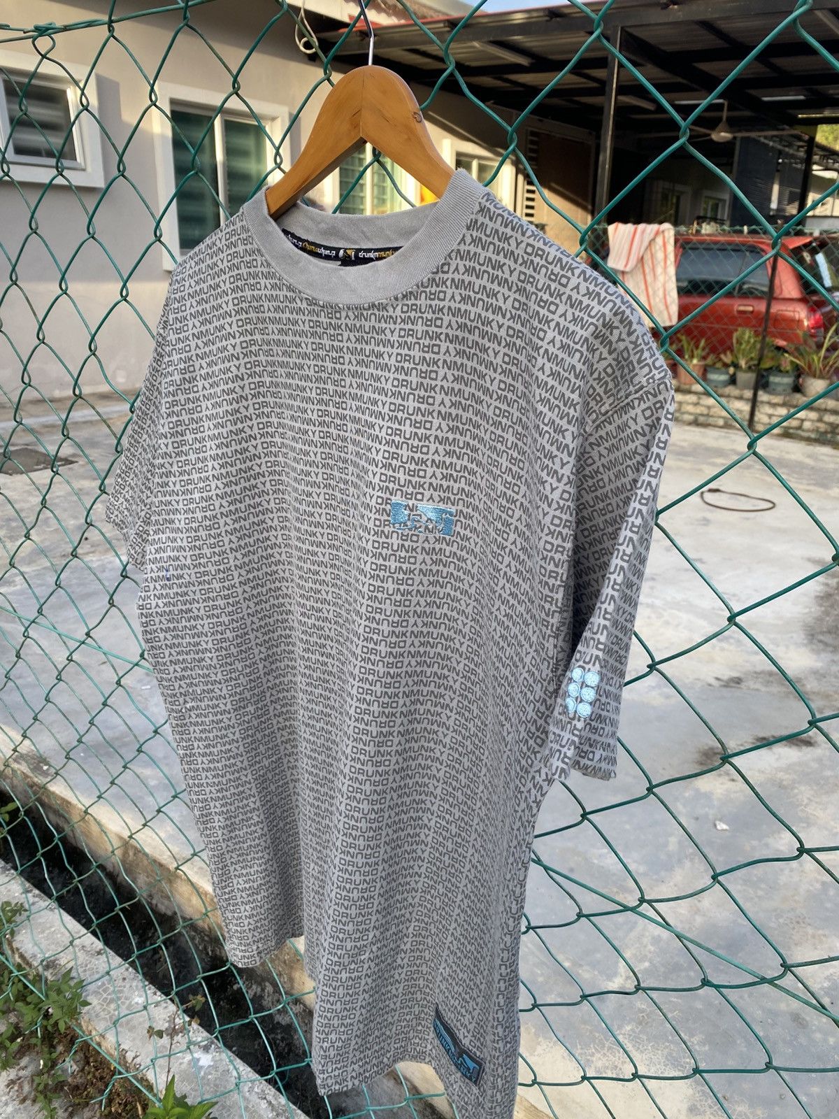 DrunknMunky Vintage DrunknMunky spellout monogram streewear tshirts Size US M / EU 48-50 / 2 - 3 Thumbnail