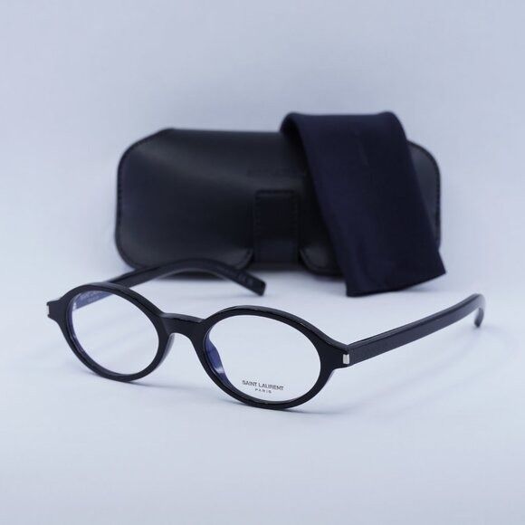 Saint Laurent Paris 🕶️ New Saint Laurent SL751JEANNE OPT 001 Eyeglasses - Black Size ONE SIZE - 12 Thumbnail
