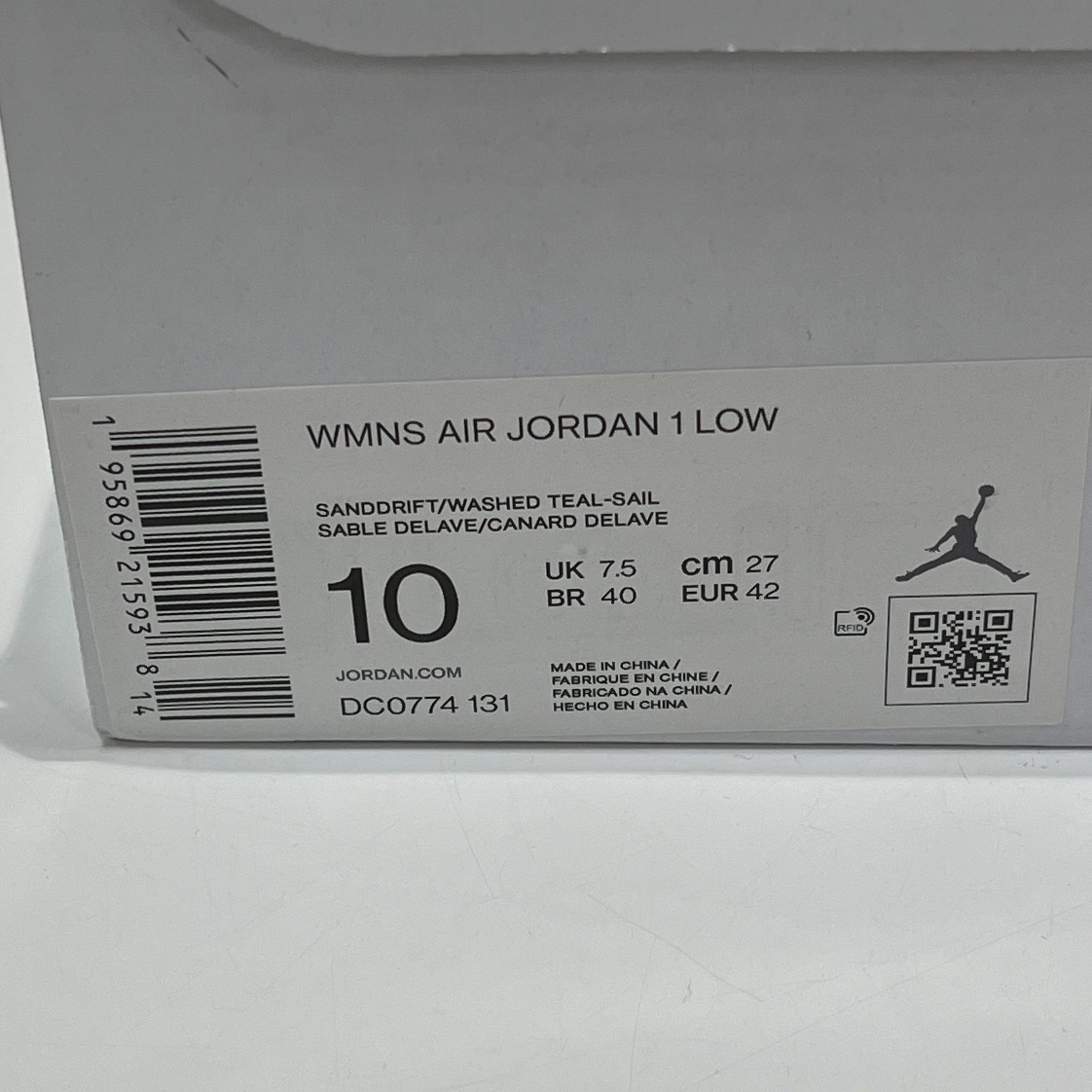 Nike Air Jordan 1 Low Tropical Teal (W) Size US 10 / IT 40 - 7 Thumbnail