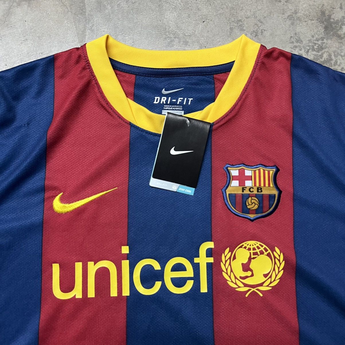 Nike F.C. Barcelona Authentic Nike Dri-Fit Soccer Jersey Size US XL / EU 56 / 4 - 2 Thumbnail