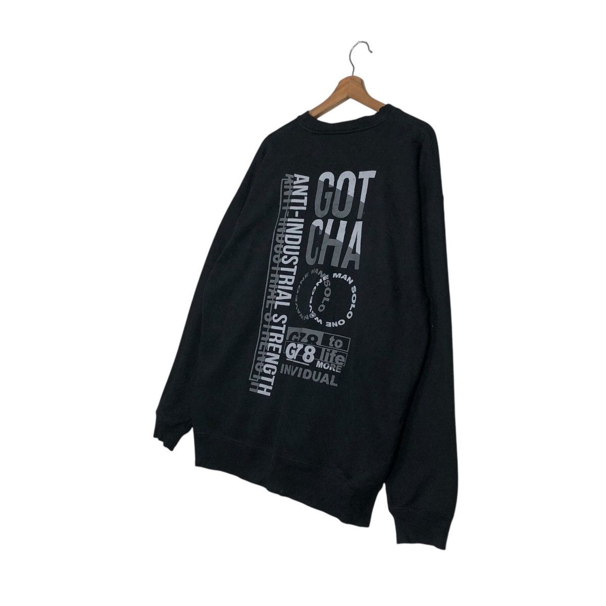 Gotcha × Japanese Brand 📌Vintage Sweatshirt Gotcha Big Logo Design Over Print Size US XL / EU 56 / 4 - 11 Thumbnail