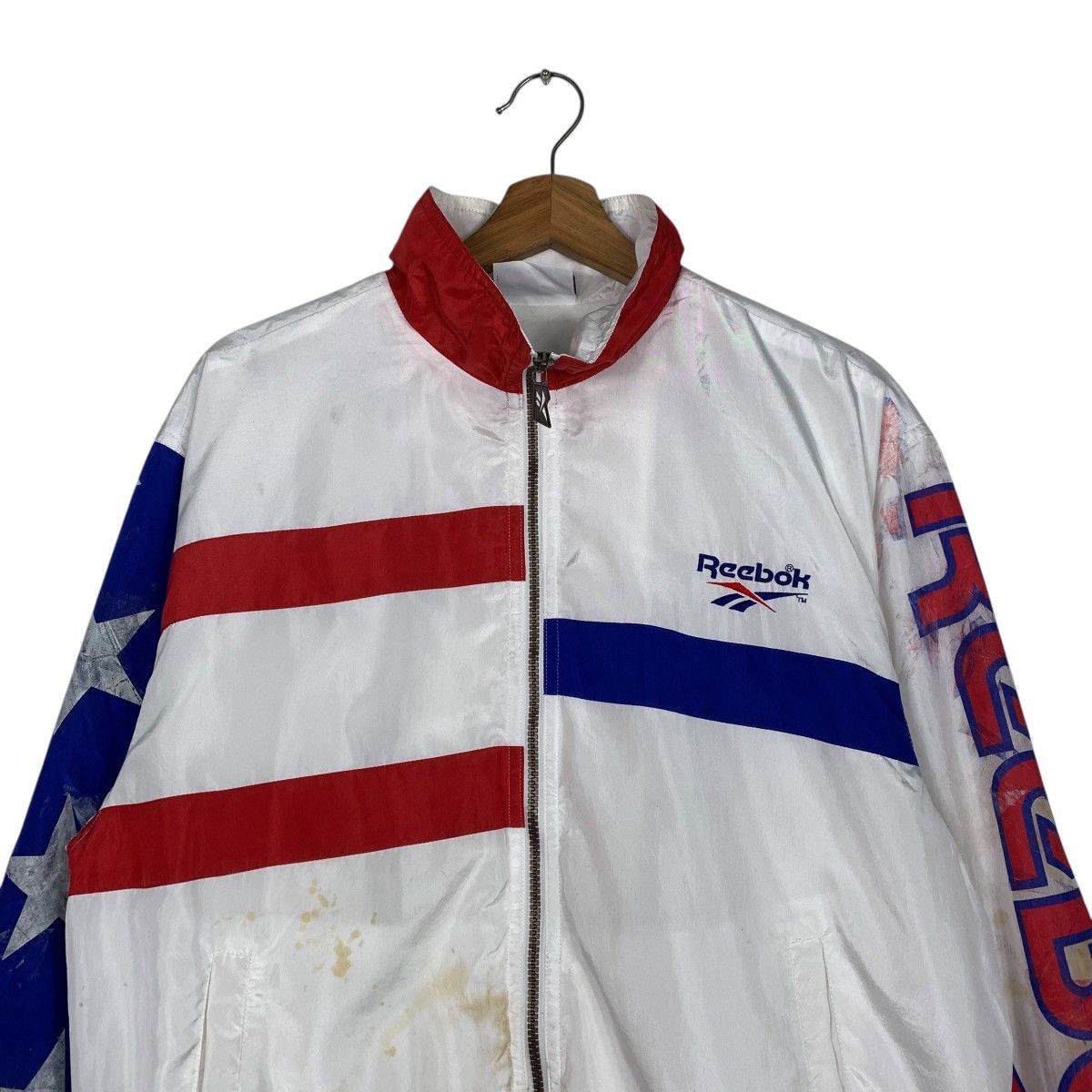 Reebok Vintage Reebok Big Logo Jacket Size US M / EU 48-50 / 2 - 2 Thumbnail