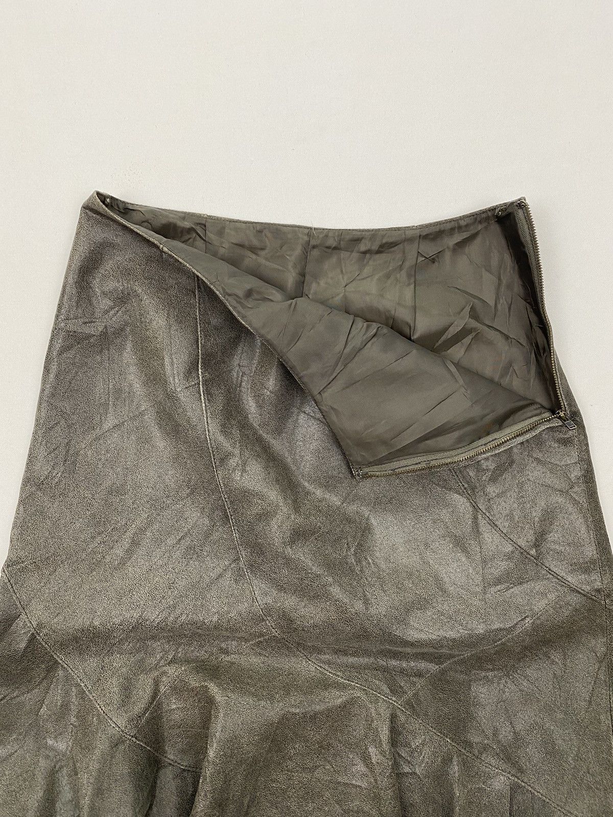 Otto Otto Collection Leather Skirt Size 26" / US 2 / IT 38 - 5 Thumbnail