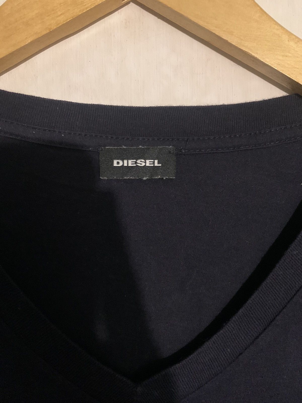 Diesel Diesel denim lining tee y2k styel Size US XL / EU 56 / 4 - 4 Thumbnail