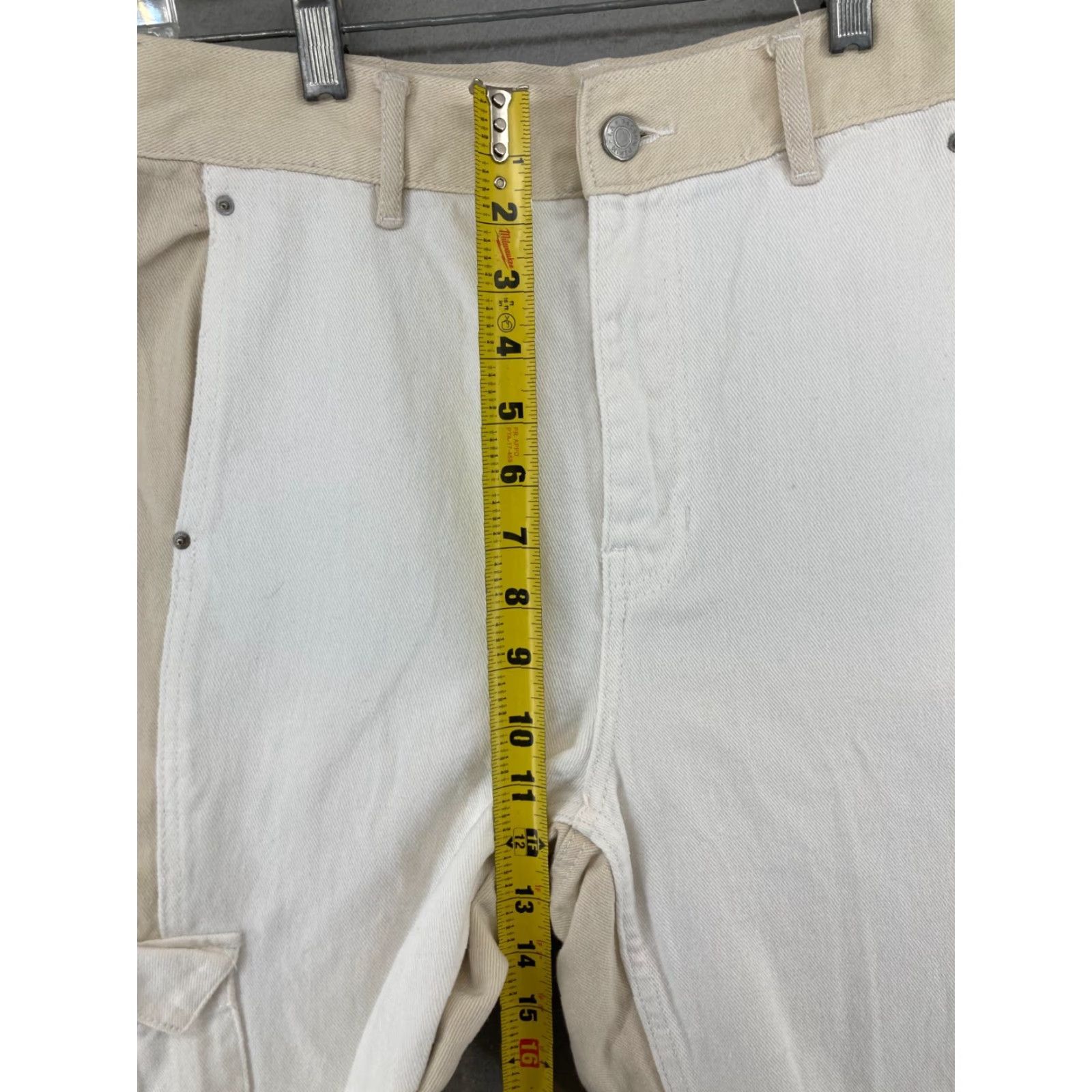 Pacsun PacSun Womens Jeans 28 Khaki Cargo 2 Tone Tapered Size 28" / US 6 / IT 42 - 4 Thumbnail