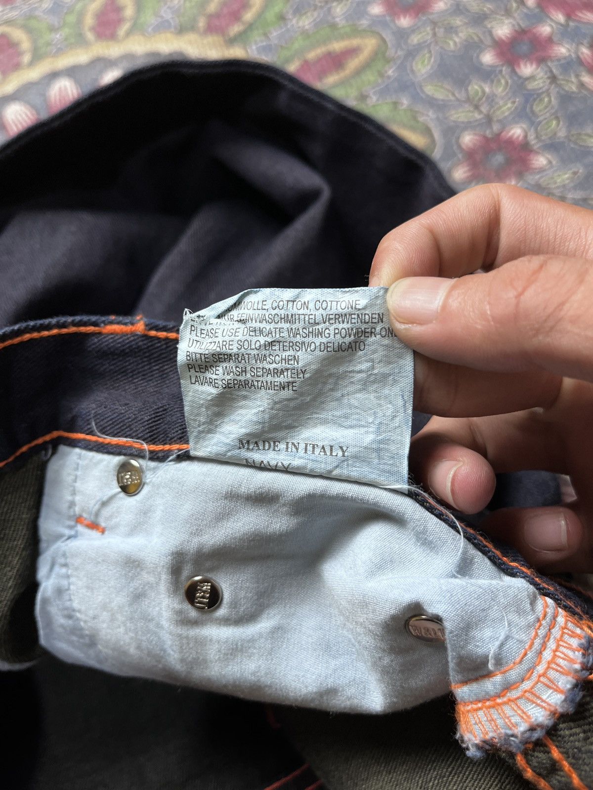 Walter Van Beirendonck W&LT Kiss The Future Navy Jeans Size US 28 / EU 44 - 9 Thumbnail