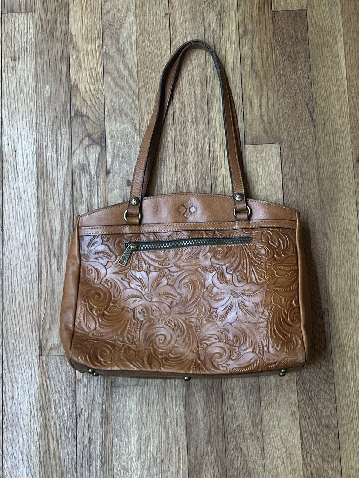 Patricia Nash Patricia Nash Tooled Floral Florence Leather Tote P53207 Size ONE SIZE - 2 Thumbnail