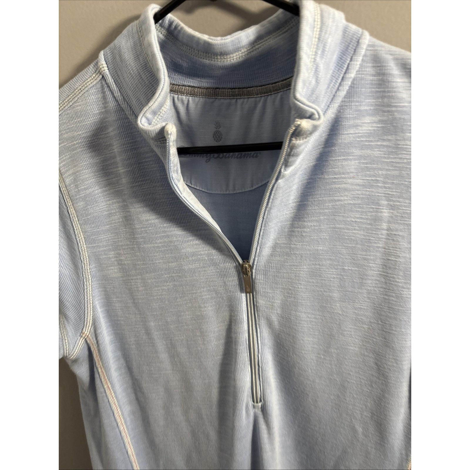 Tommy Bahama Tommy Bahama Blue Short Sleeve Sweater Dress Large Size L / US 10 / IT 46 - 2 Thumbnail