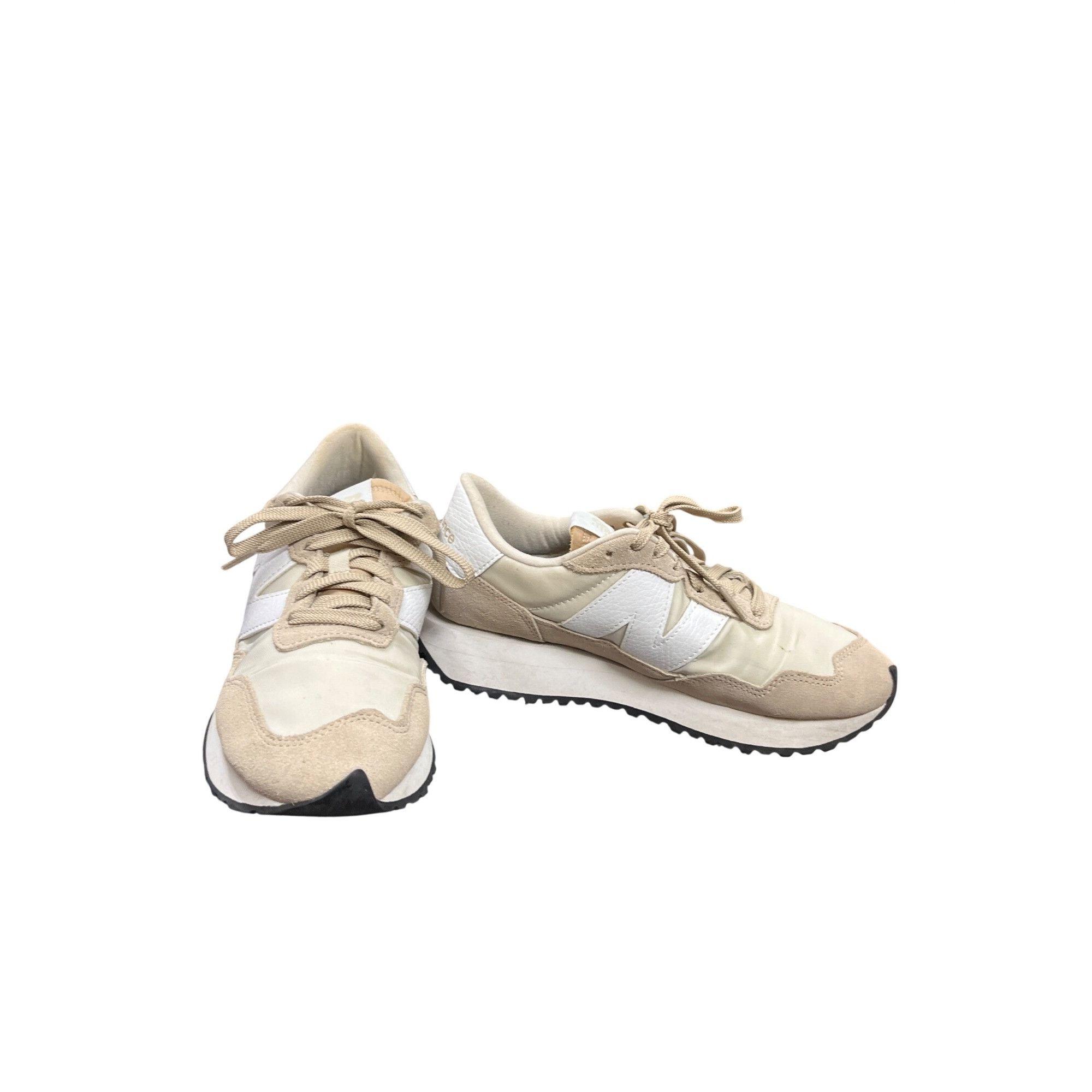 New Balance New Balance 237 wms tan white suede casual athletic sneakers Size US 8.5 / IT 38.5 - 1 Thumbnail