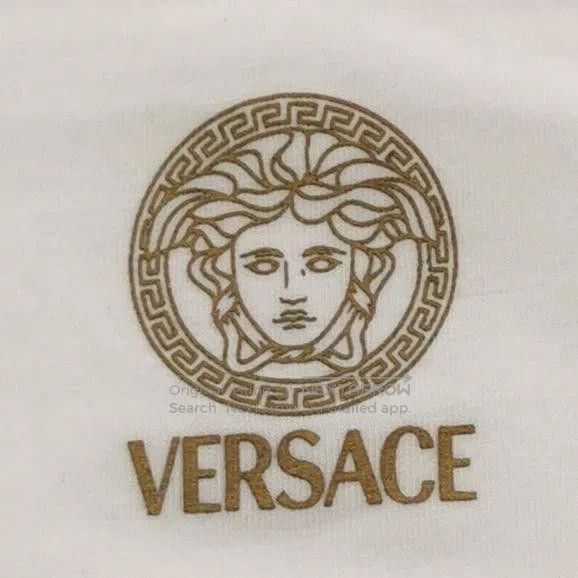 Versace Versace Cotton Crew Neck T-Shirt M White. Size US XXL / EU 58 / 5 - 3 Thumbnail
