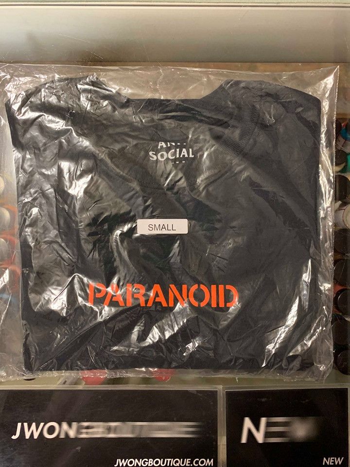 Anti Social Social Club 2018 Undefeated Anti Social Social Club ASSC Paranoid Tee S Size US S / EU 44-46 / 1 - 5 Thumbnail