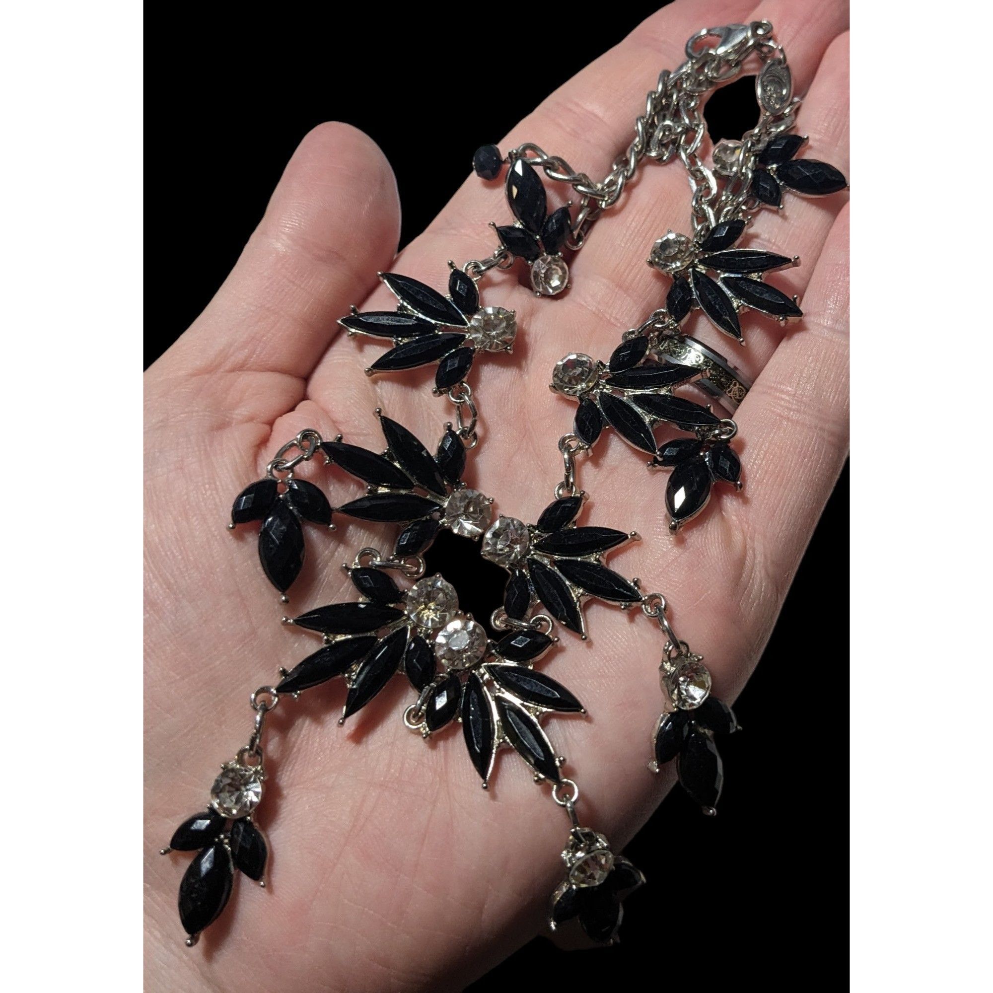 Other Charming Charlie Gothic Gemmed Fringe Necklace Size ONE SIZE - 4 Thumbnail