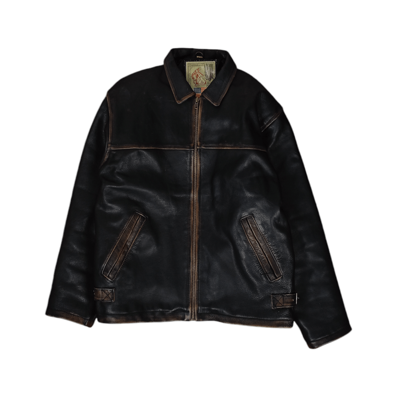 Japanese Brand × Leather Jacket × Vintage ? Vintage Leather 
