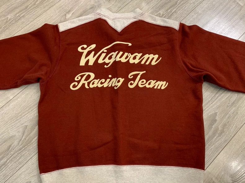 Freewheelers Freewheelers Indian red and white vintage wigwam fleece sw Size US XXS / EU 40 - 4 Thumbnail