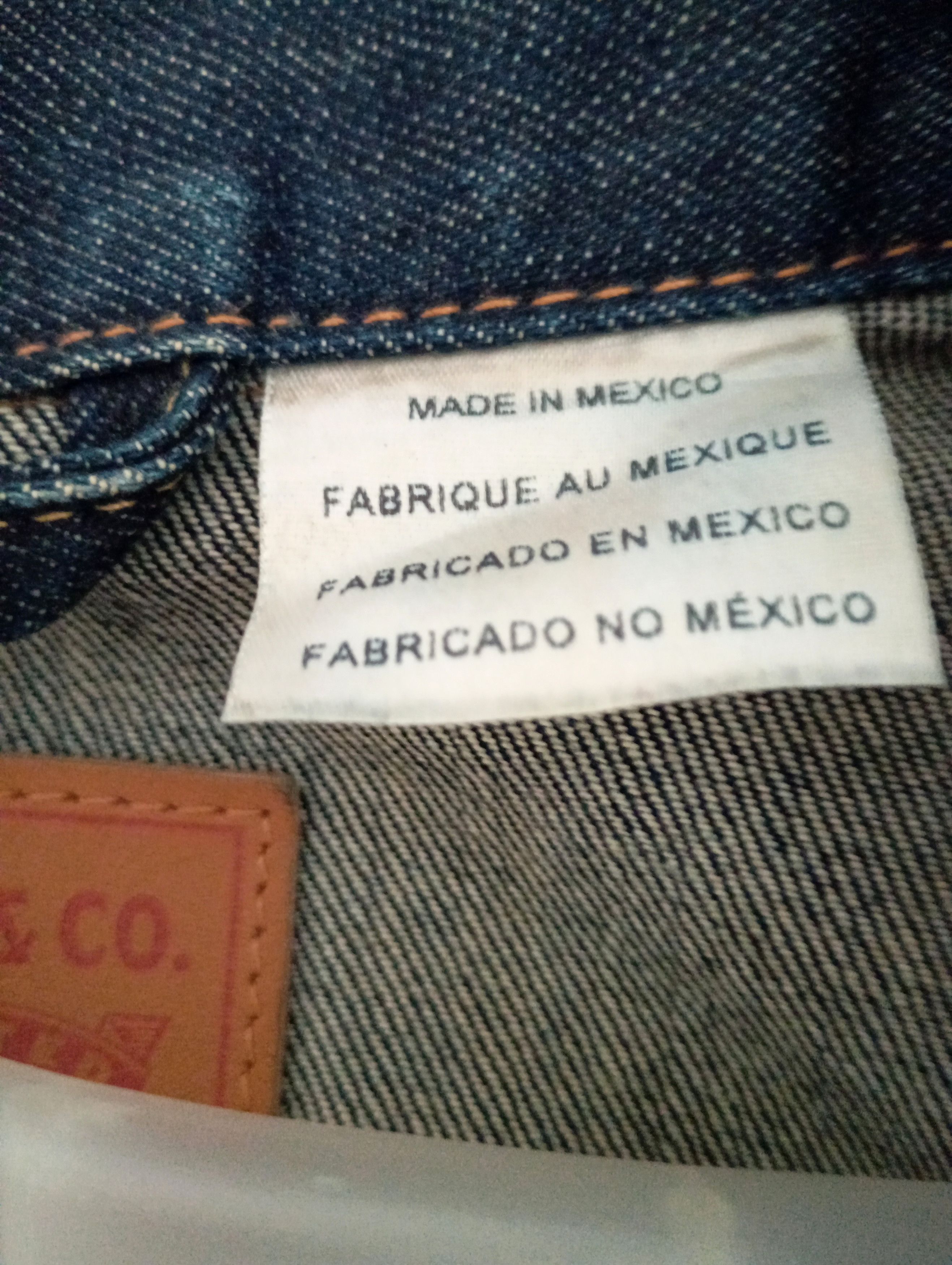 Levi's Levi's Denim Indigo Trucker Jacket Biker Vintage Classic Y2K Size US XL / EU 56 / 4 - 11 Thumbnail