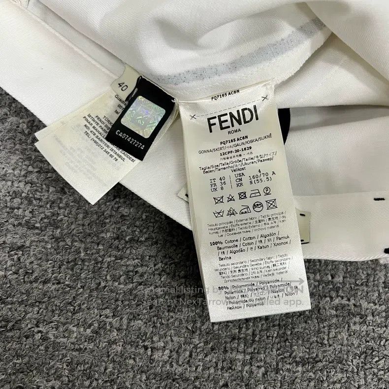 Fendi Fendi Californian Sky Comic Print Skirt Size 26" / US 2 / IT 38 - 7 Thumbnail