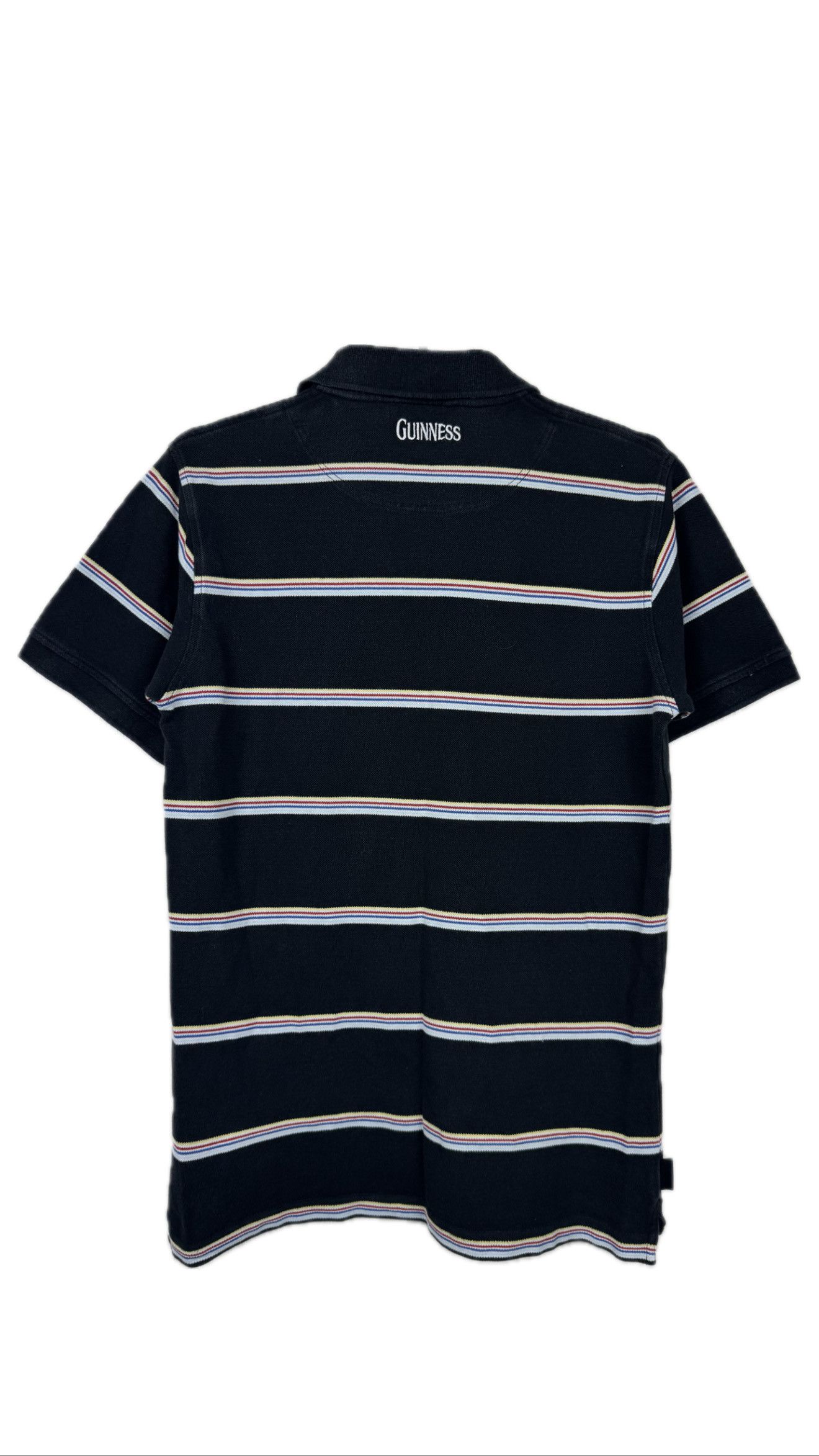 Vintage VINTAGE Guinness Logo Polo Shirt Size S Black Striped Size US S / EU 44-46 / 1 - 2 Thumbnail