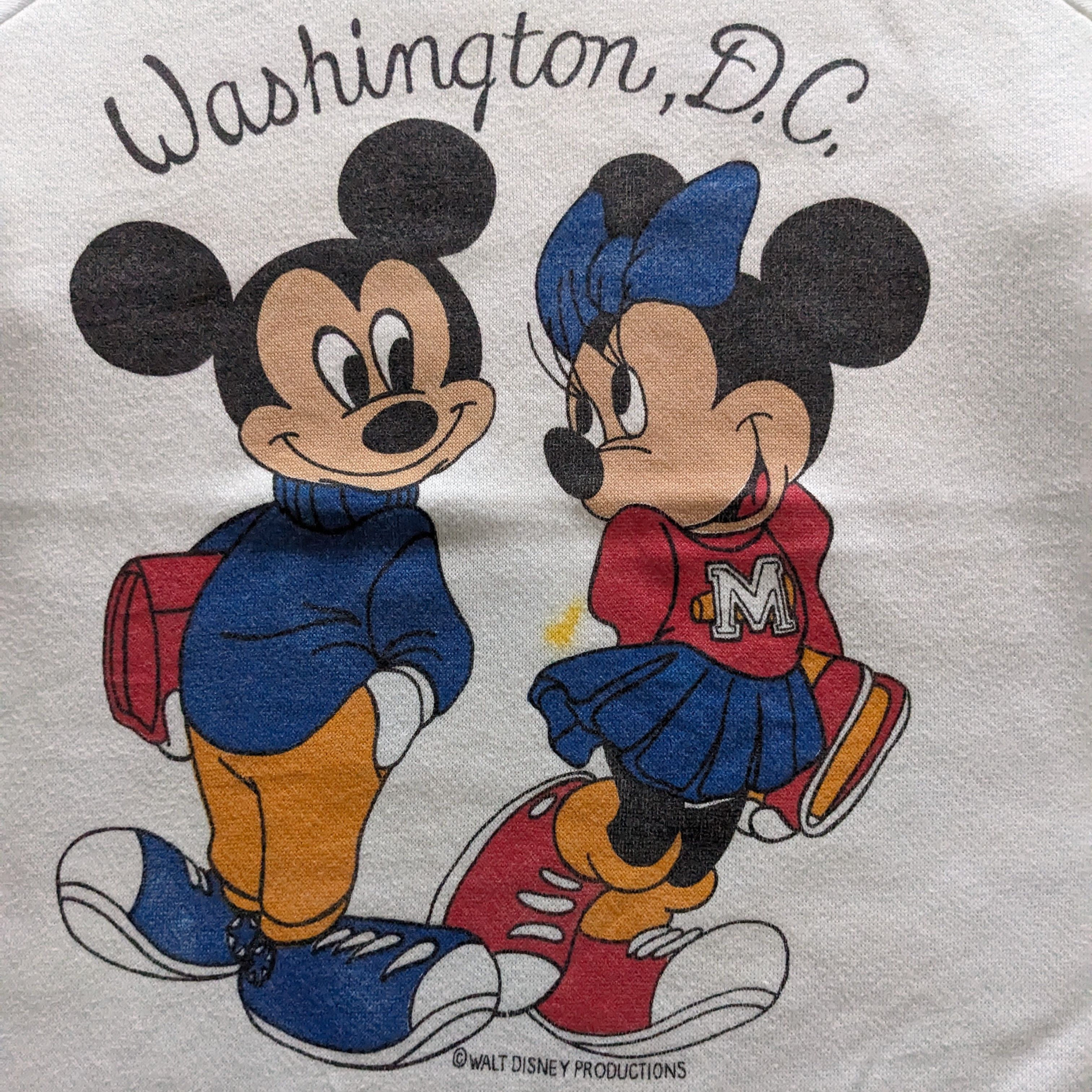 Mickey Mouse Vintage MICKEY MOUSE Washington D.C Disney Sweatshirt Size US M / EU 48-50 / 2 - 3 Thumbnail