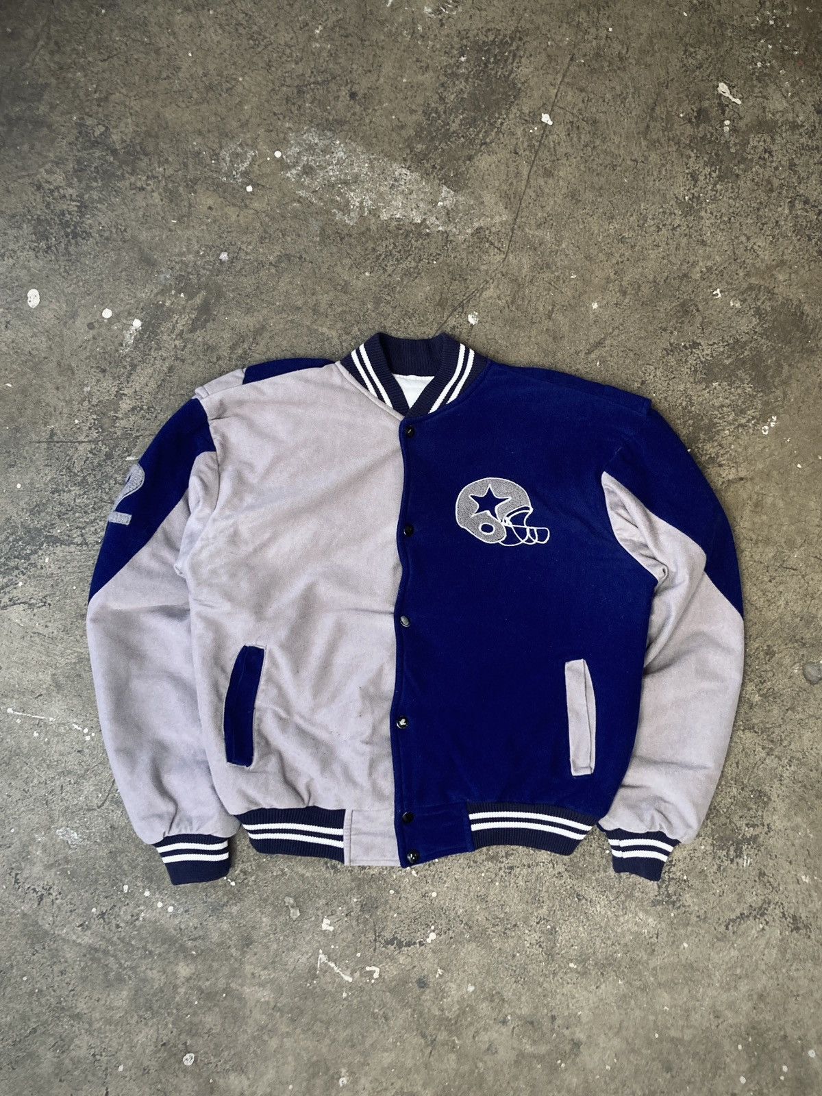 NFL × Vintage Vintage 90s Dallas Cowboys Bomber Jacket Size US L / EU 52-54 / 3 - 2 Thumbnail