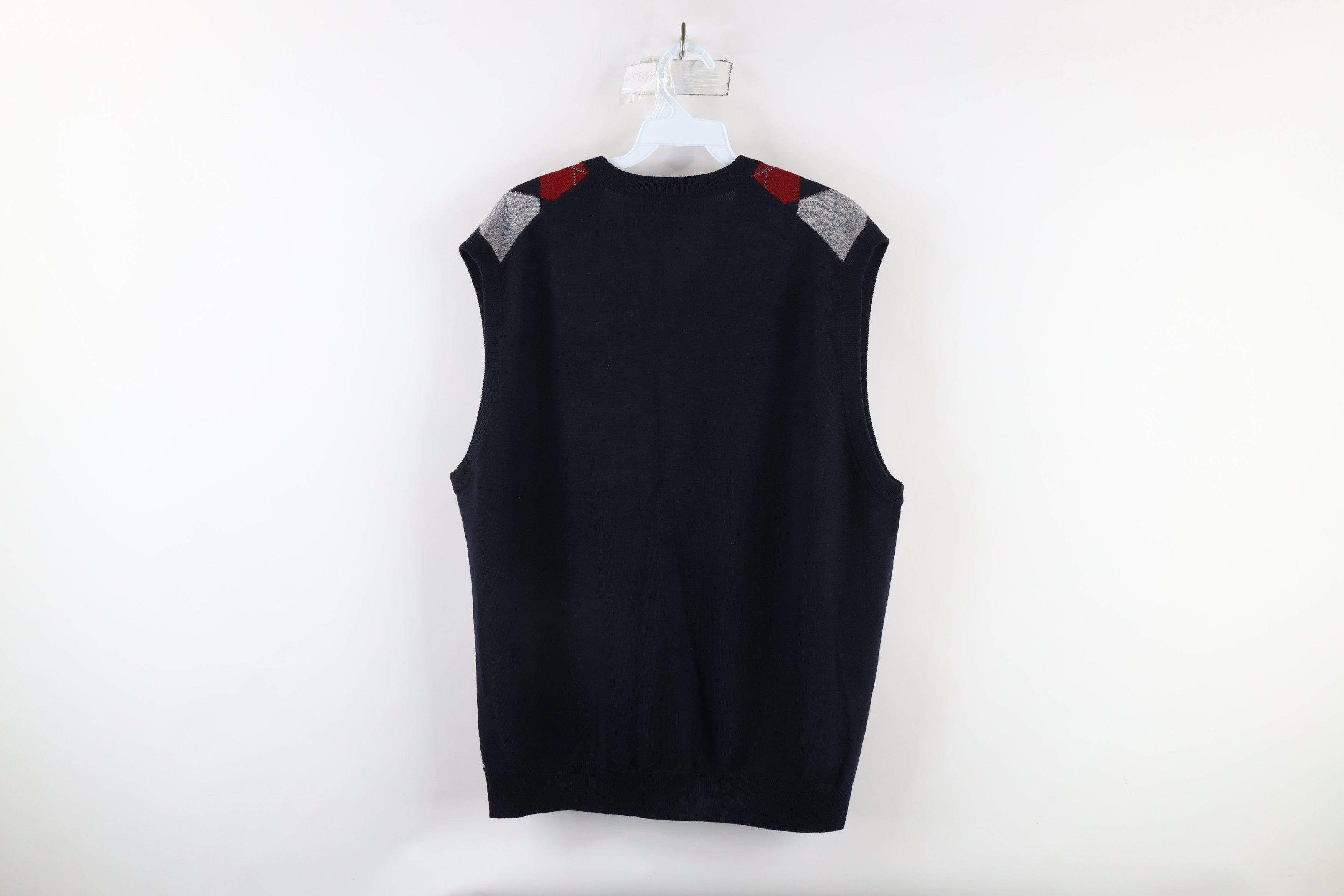 Brooks Brothers × Vintage Vintage Brooks Brothers Knit Argyle Diamond Sweater Vest Size US L / EU 52-54 / 3 - 5 Thumbnail