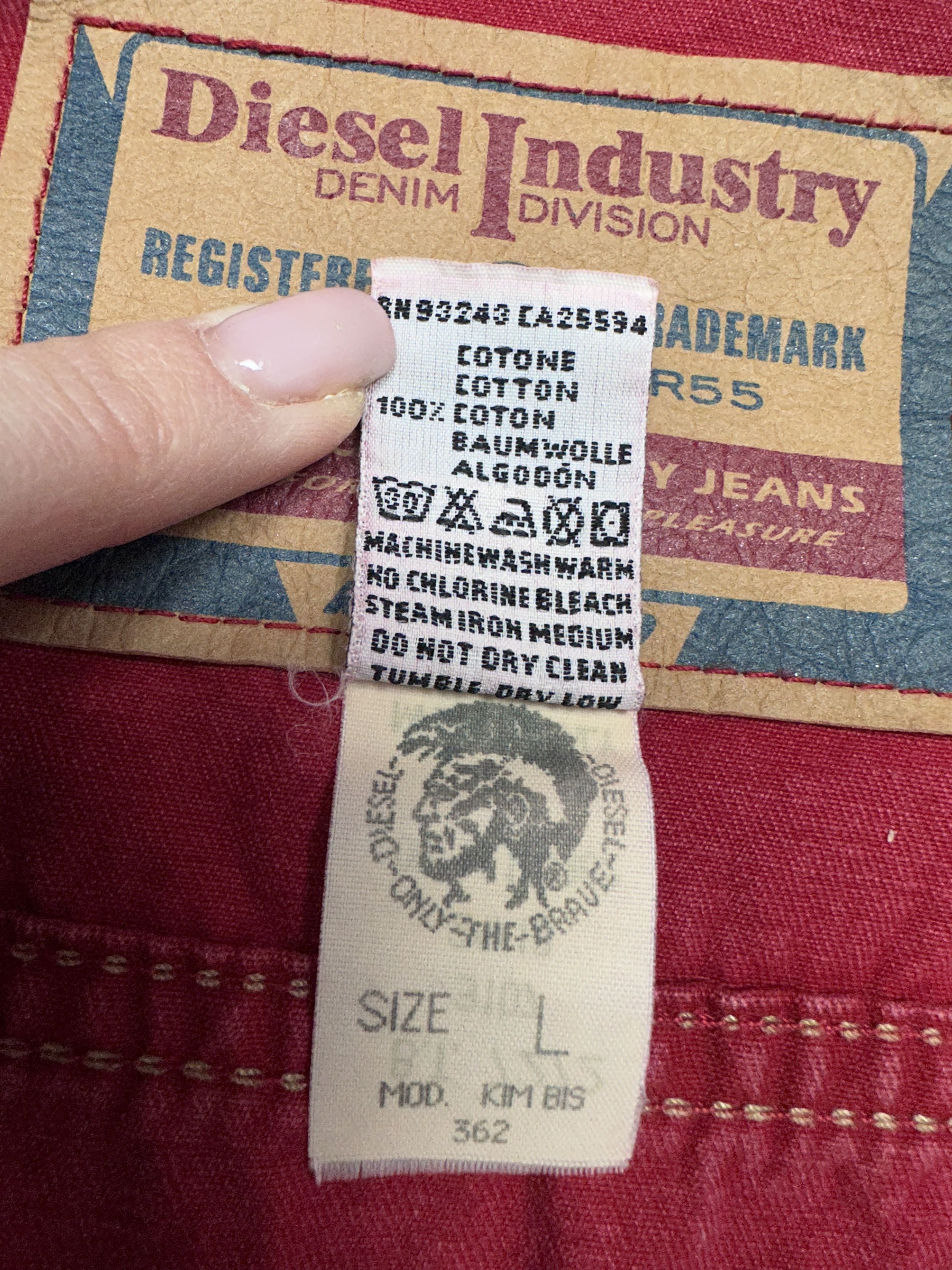 Diesel × Vintage Diesel 90s Vintage Womens Denim Jacket Size L / US 10 / IT 46 - 5 Thumbnail