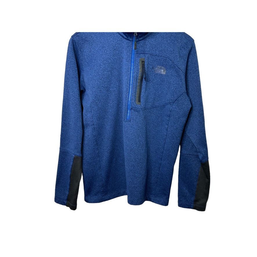 The North Face The North Face 1/2 Zip Blue Long Sleeve Pullover Shirt Sz M Size US M / EU 48-50 / 2 - 3 Thumbnail