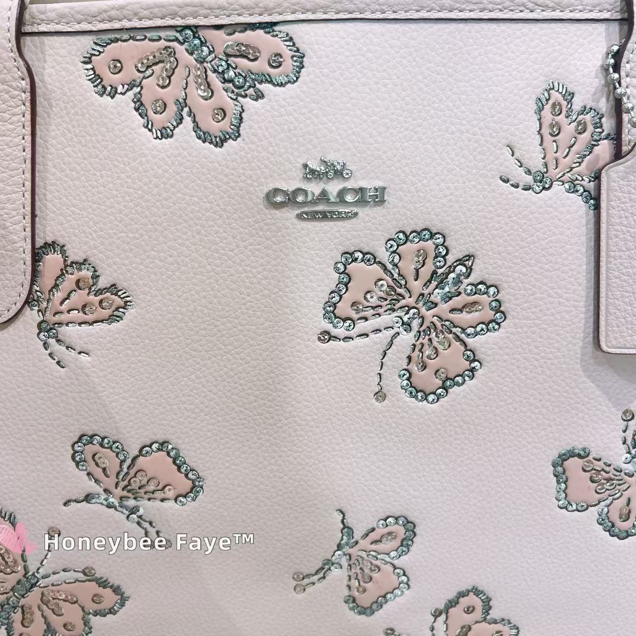 Coach City Tote Bag With Butterfly Print CCE93 Size ONE SIZE - 7 Thumbnail