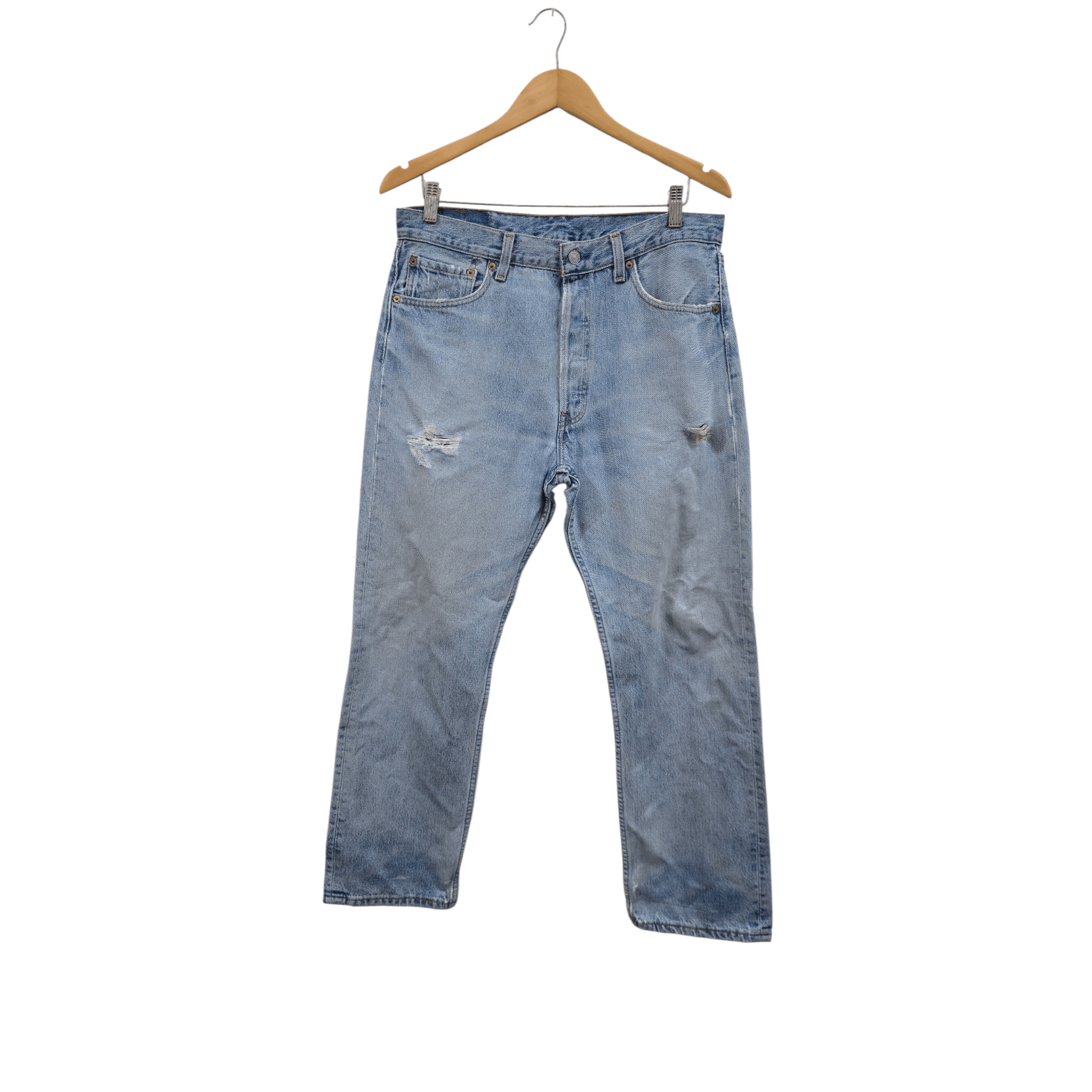 Levi's Vintage Clothing Vintage Levi's 501 Jeans Straight Leg Denim (W34 L29) Size US 34 / EU 50 - 1 Thumbnail