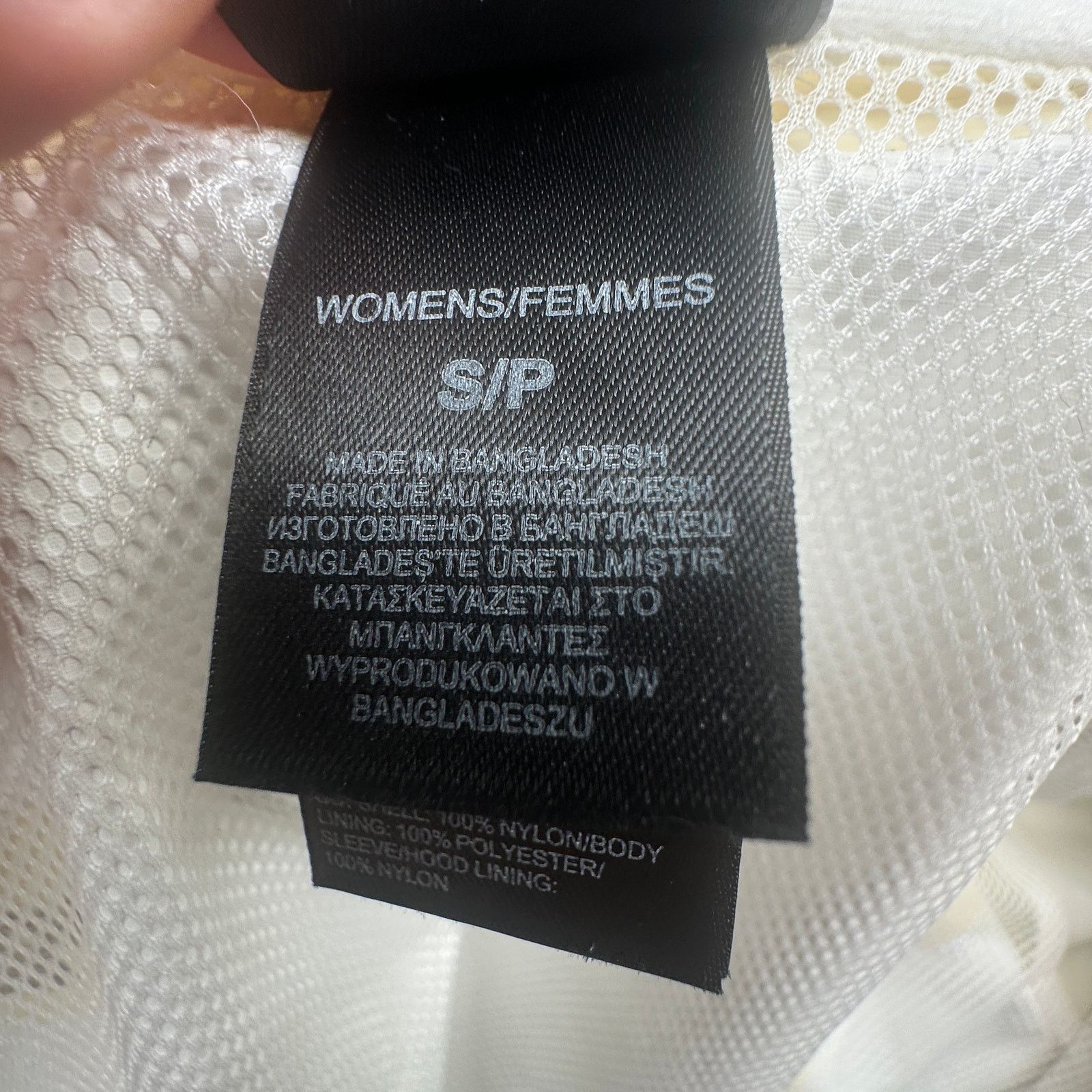 The North Face The North Face White Mesh Lined Jacket Womens Small Full Zip Size S / US 4 / IT 40 - 4 Thumbnail