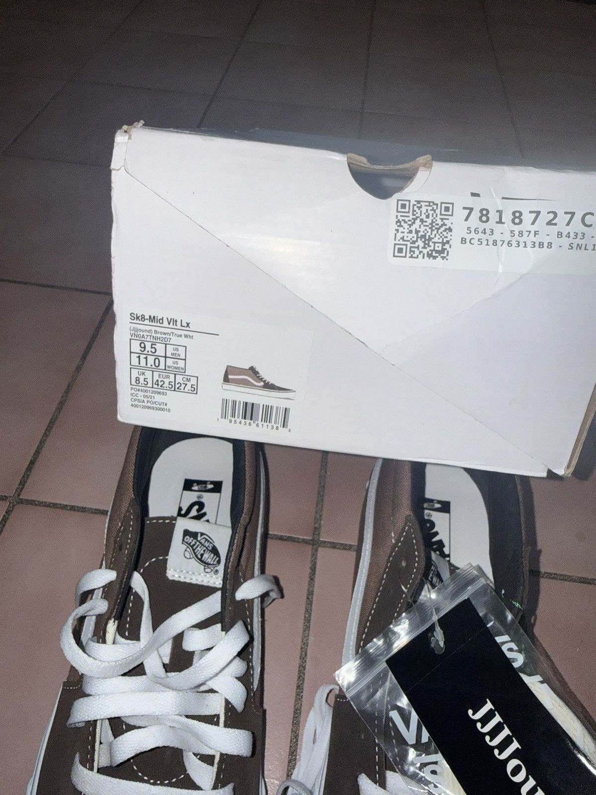 JJJJound × Vans Jjjound Vans Sk8-Mid Vault Lx size 9.5 Size US 9.5 / EU 42-43 - 3 Thumbnail