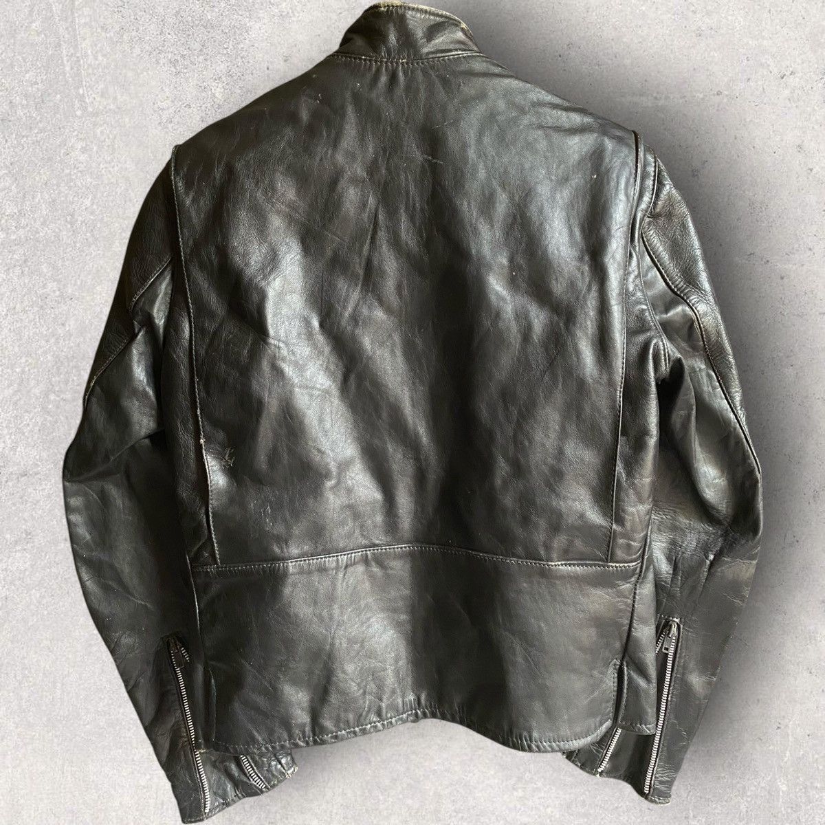 Vintage Vintage 60’s Brooks Leather Cafe Racer Jacket Size US S / EU 44-46 / 1 - 4 Thumbnail
