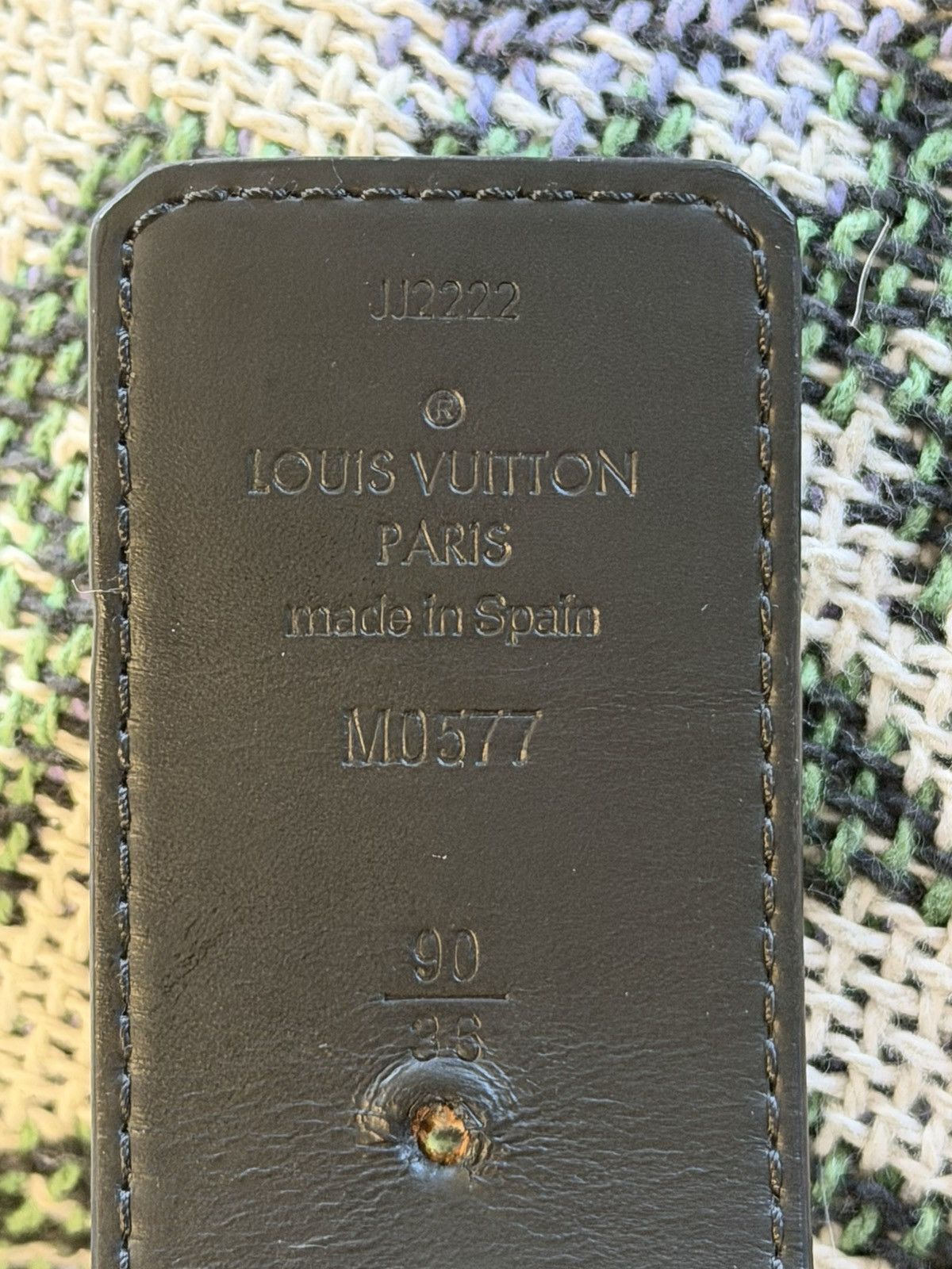 Louis Vuitton Louis Vuitton Virgil Dove Reversible Belt Size 34 - 10 Thumbnail