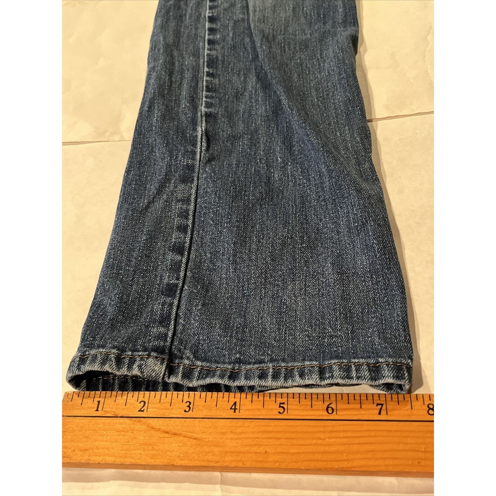 Levi's Levi's 514 Slim Straight Fit Jeans Men's 30x31 Blue Denim Size US 30 / EU 46 - 7 Thumbnail