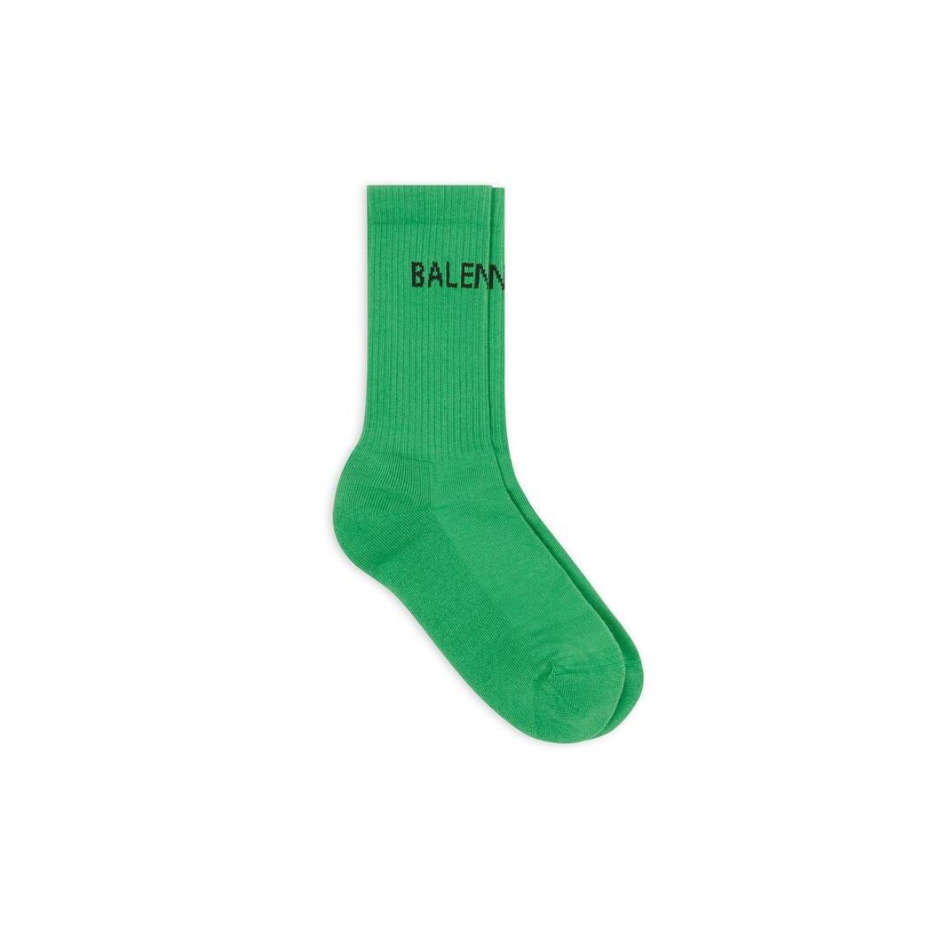 Balenciaga o1in1g0924 Size: S / Tennis Socks in Green Size ONE SIZE - 1 Thumbnail