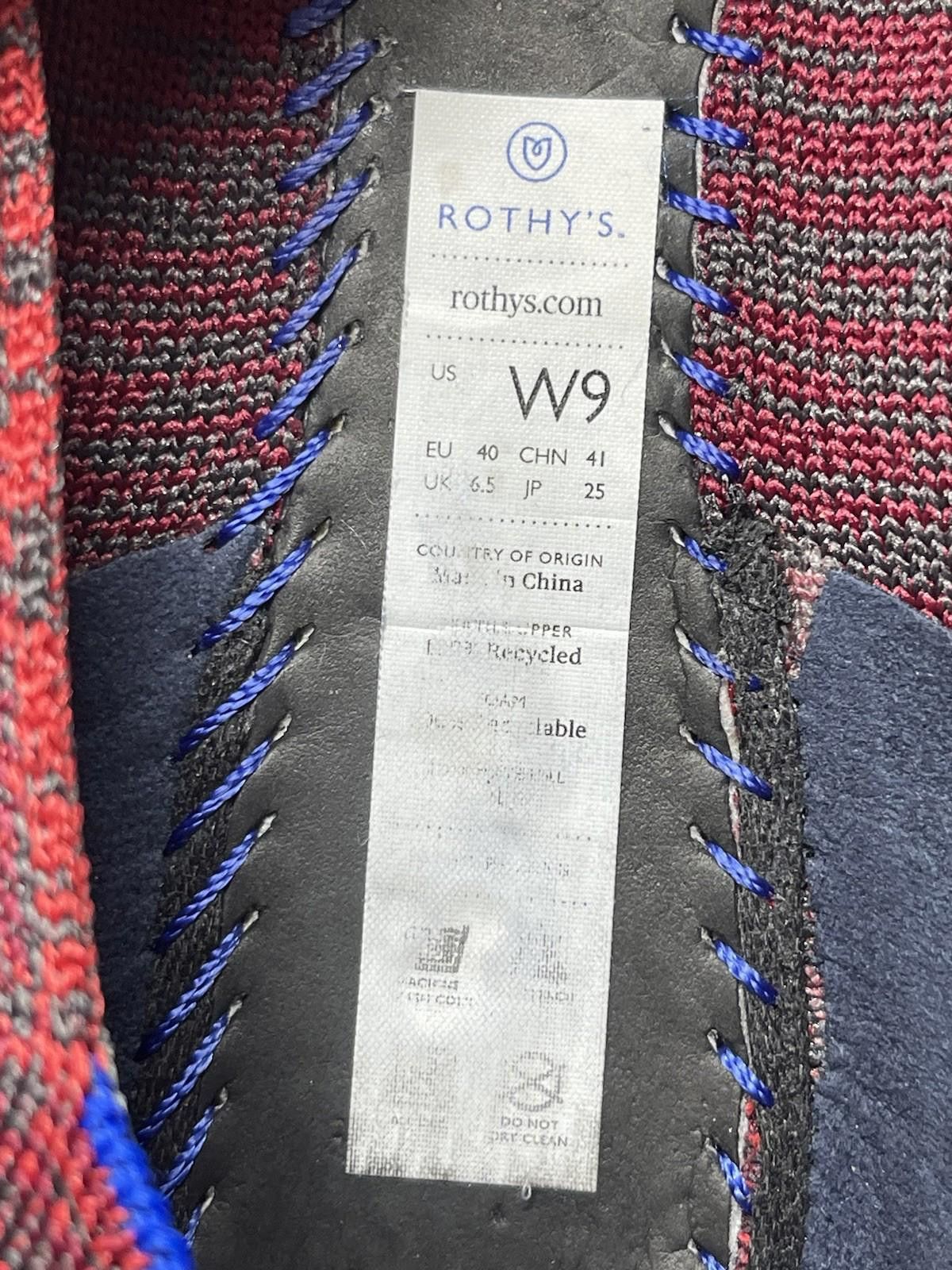Rothy's Rothys The Point Flats Womens Size 9 Red Slip On Pointed Size US 9 / IT 39 - 10 Thumbnail