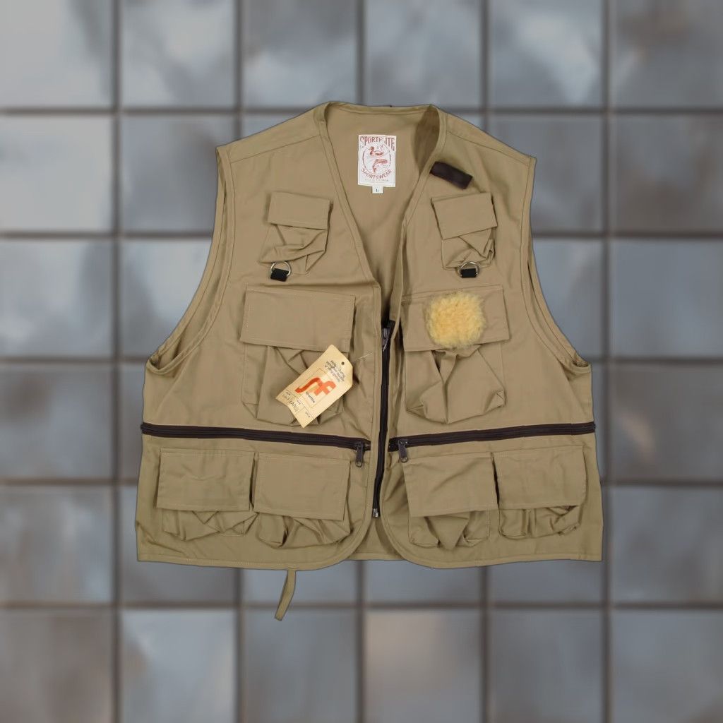 Vintage VINTAGE Sportflite Vest Mens Large Khaki Multi Pocket Fly Fishing Made USA Size US L / EU 52-54 / 3 - 1 Thumbnail